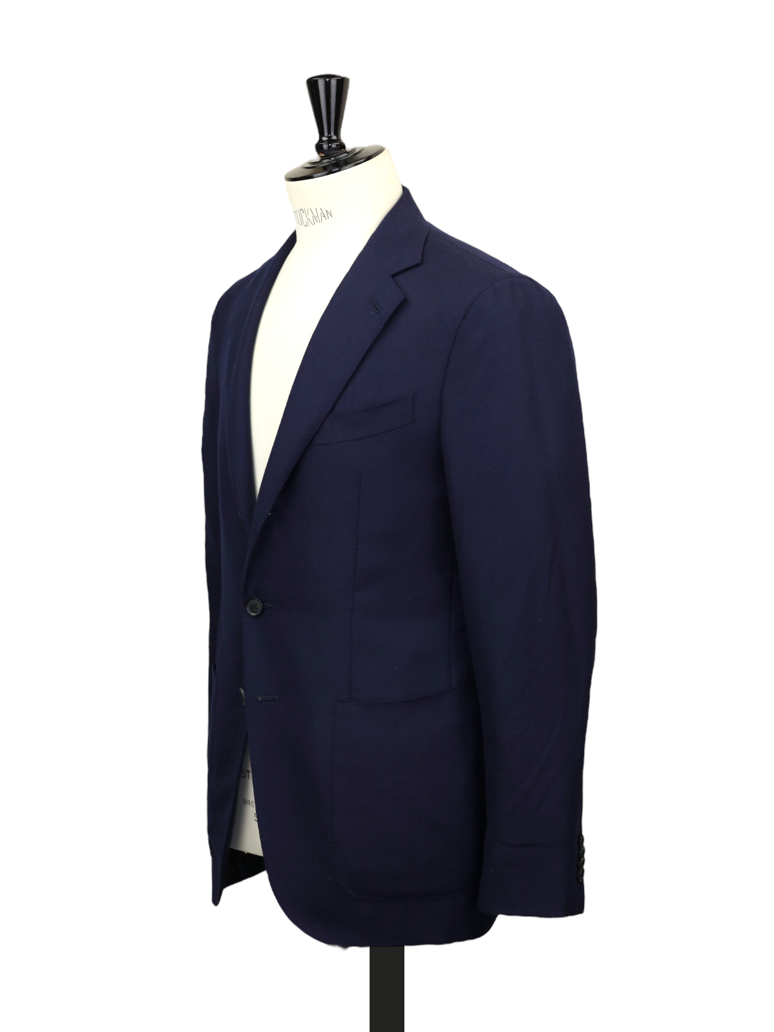 Caruso Navy Pure Cashmere Winter-Essential Twill Jacket