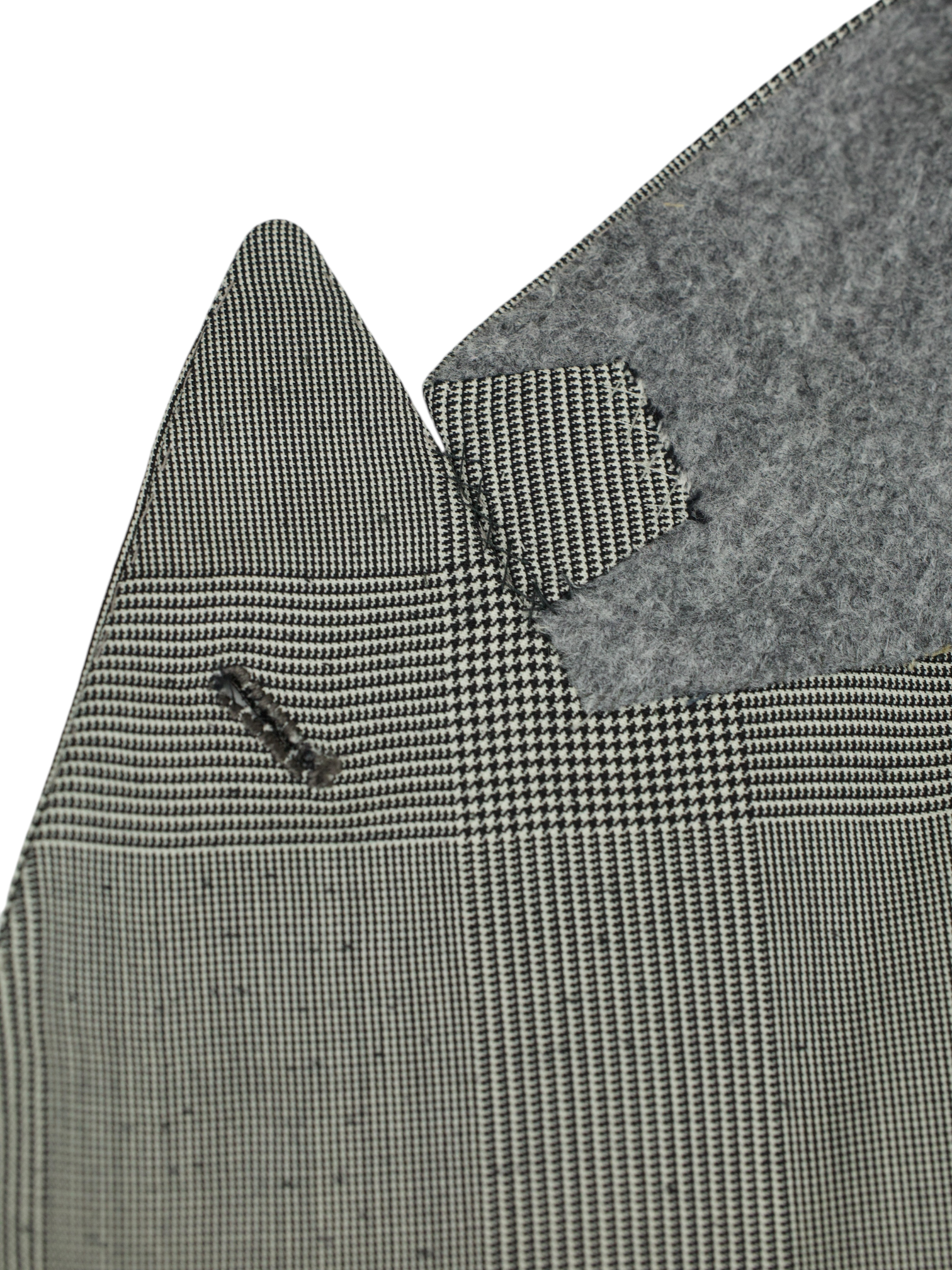 Orazio Luciano & Ambrosi Grey Double-Breasted Prince of Wales Suit