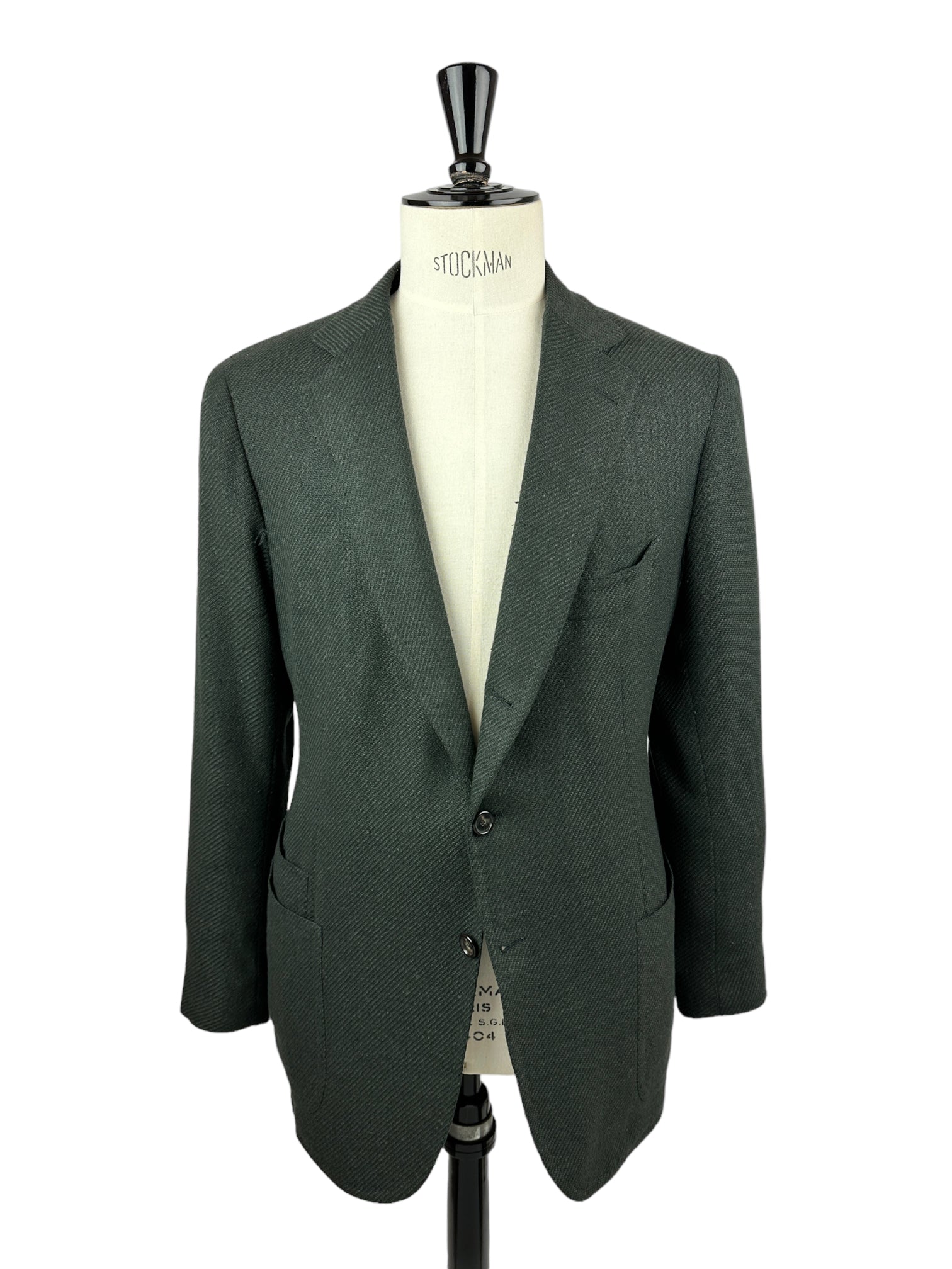 Cesare Attolini Forest Green Wool, Silk & Cashmere Jacket