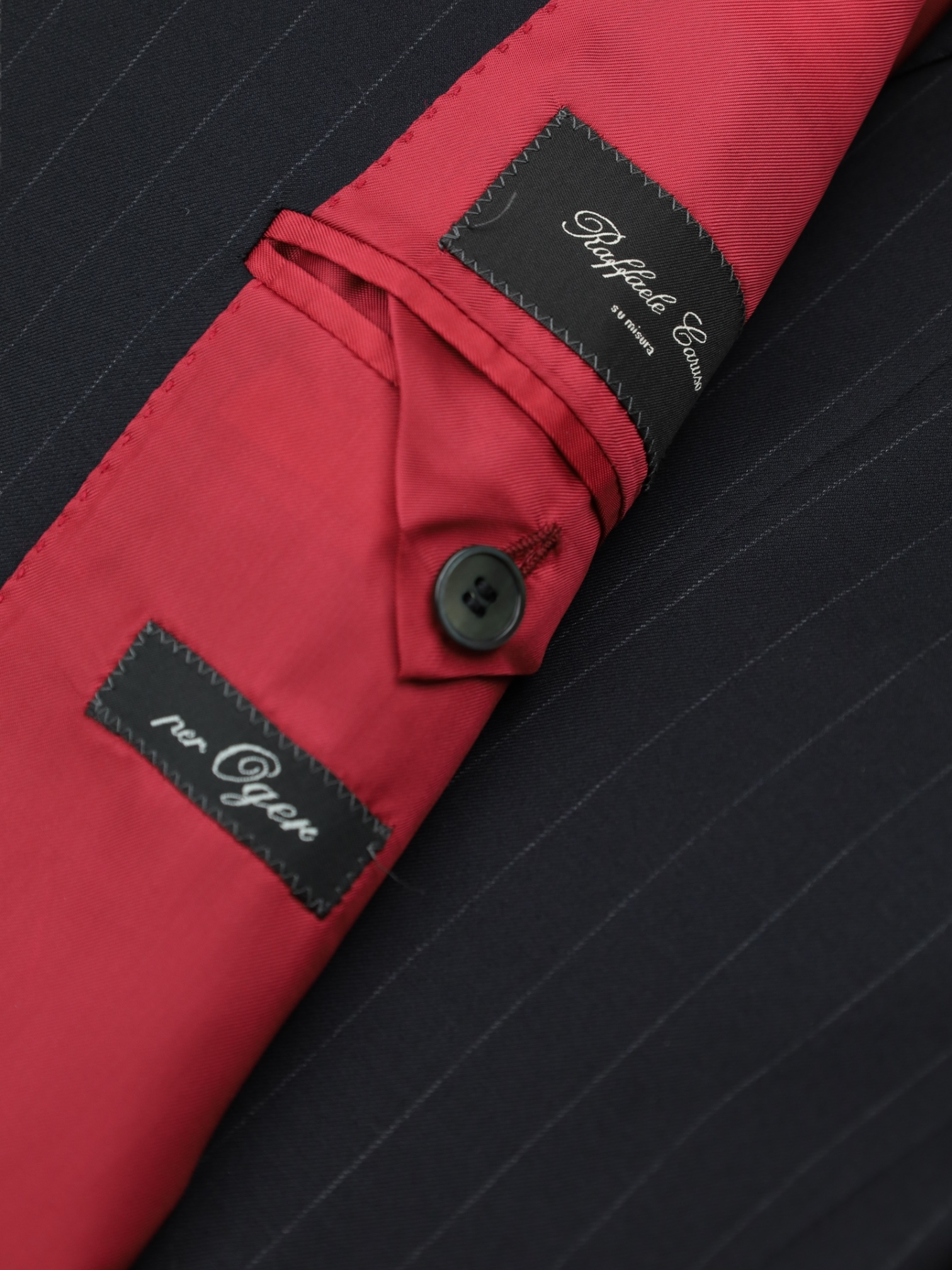 Caruso Navy Pinstripe Suit