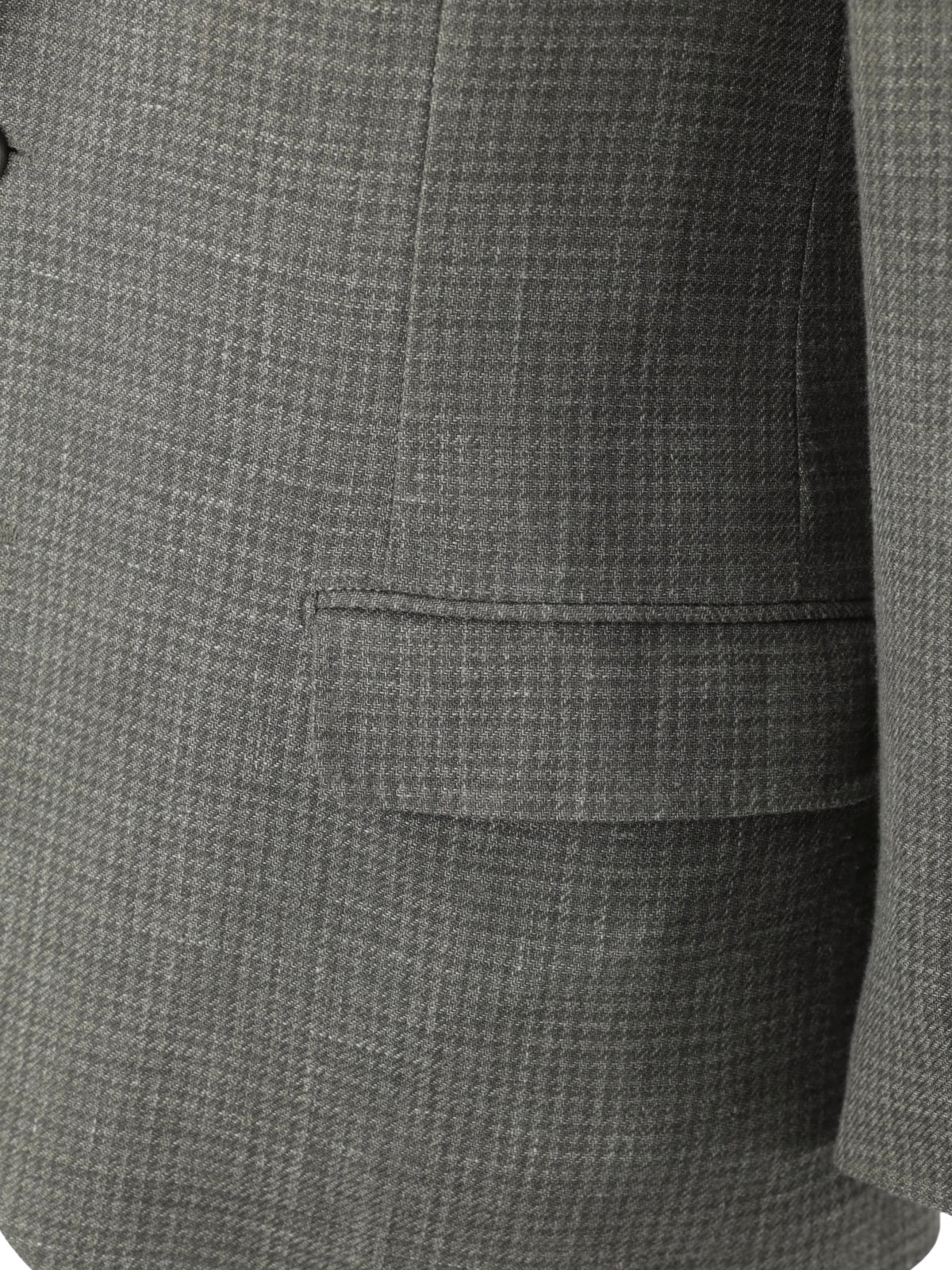 Brunello Cucinelli Sage Green Wool, Linen & Silk Pied de Poule Jacket