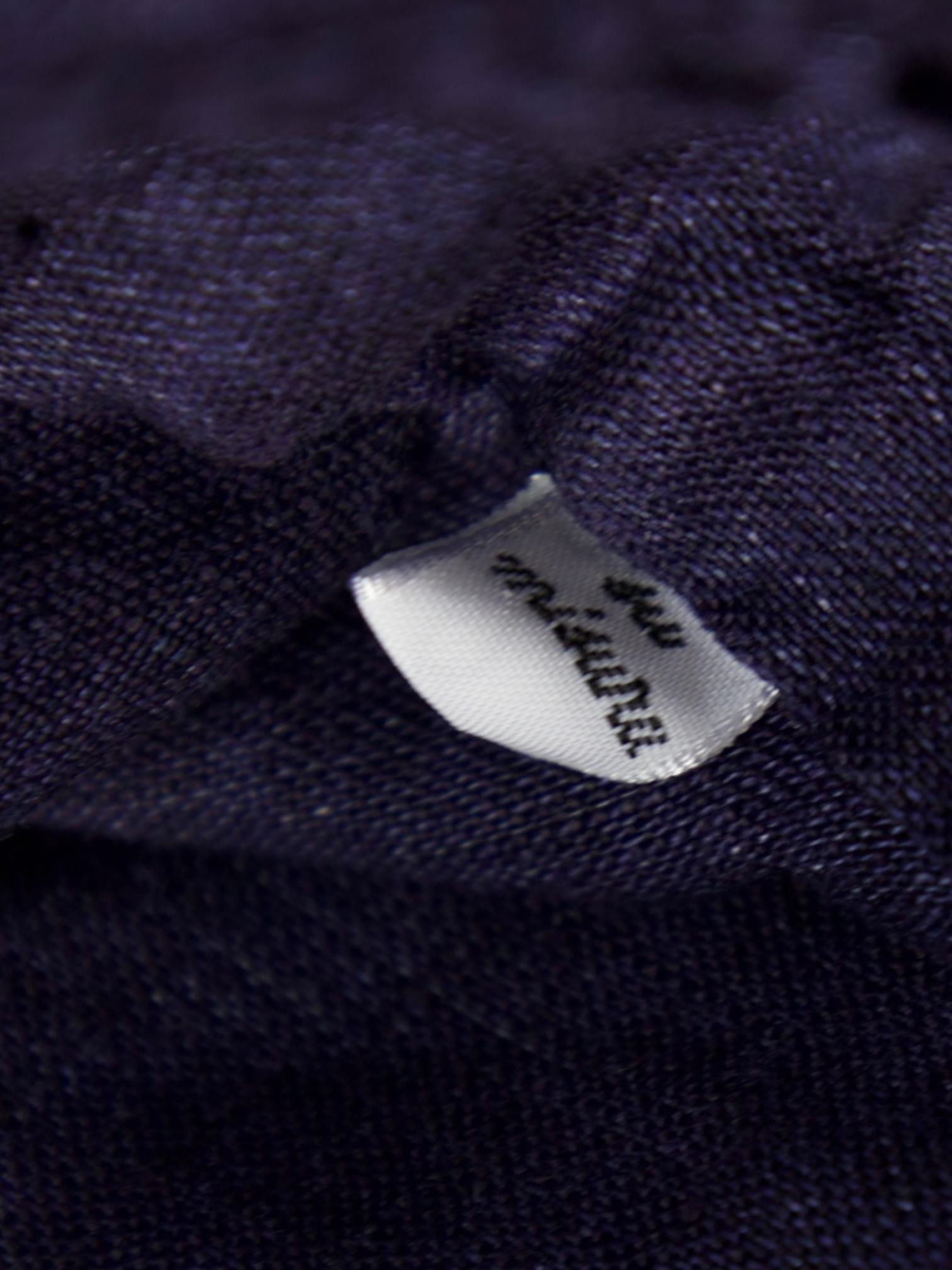 Kiton Dark Blue Melange Linen Shirt