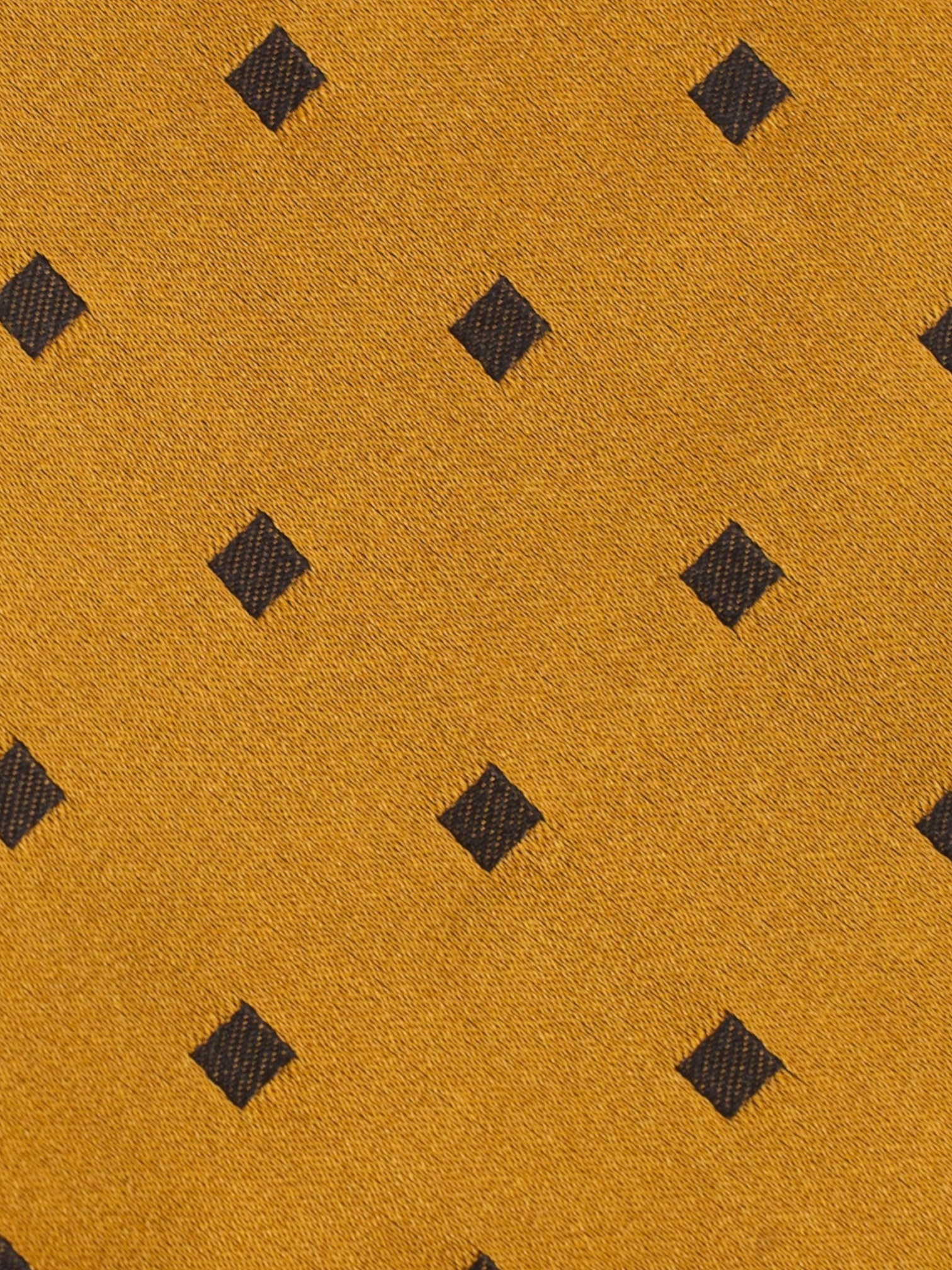 Kiton 5-Fold Bronze Silk Geometric-Pattern Self-Tipped Tie