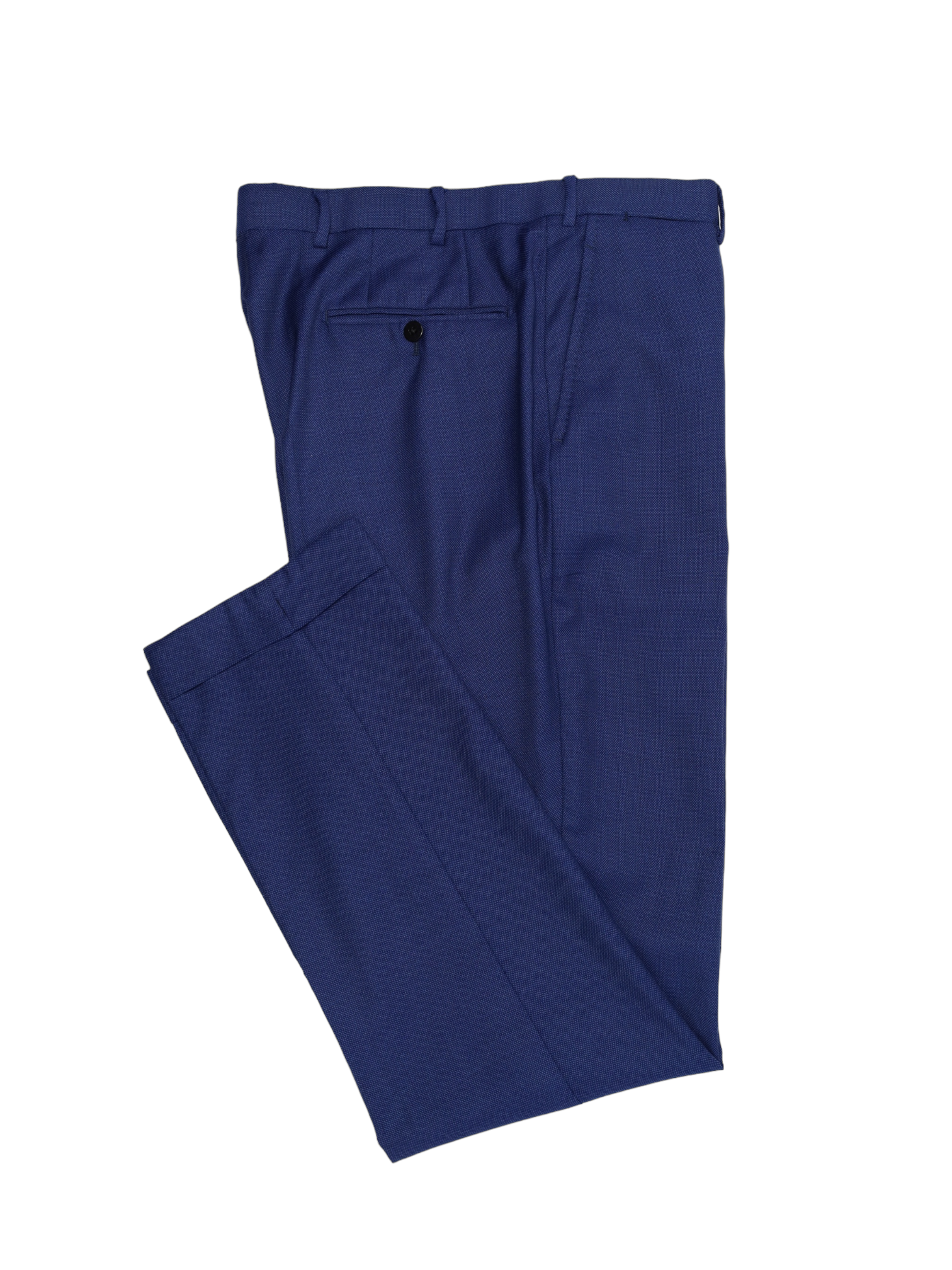 Isaia Cobalt Blue Wool & Silk Birdseye Suit