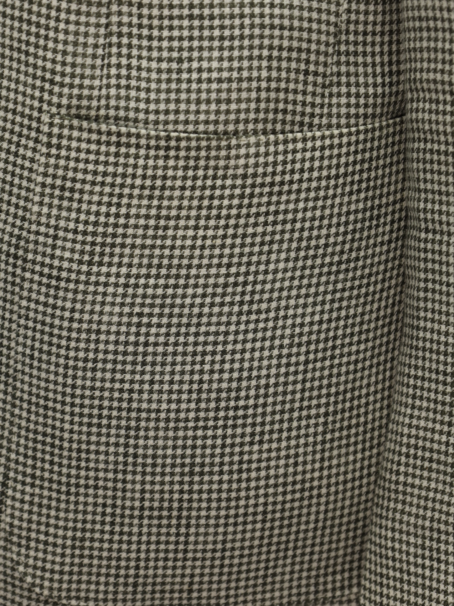 Loro Piana Olive Green Pied de Poule Rain System Linen Jacket