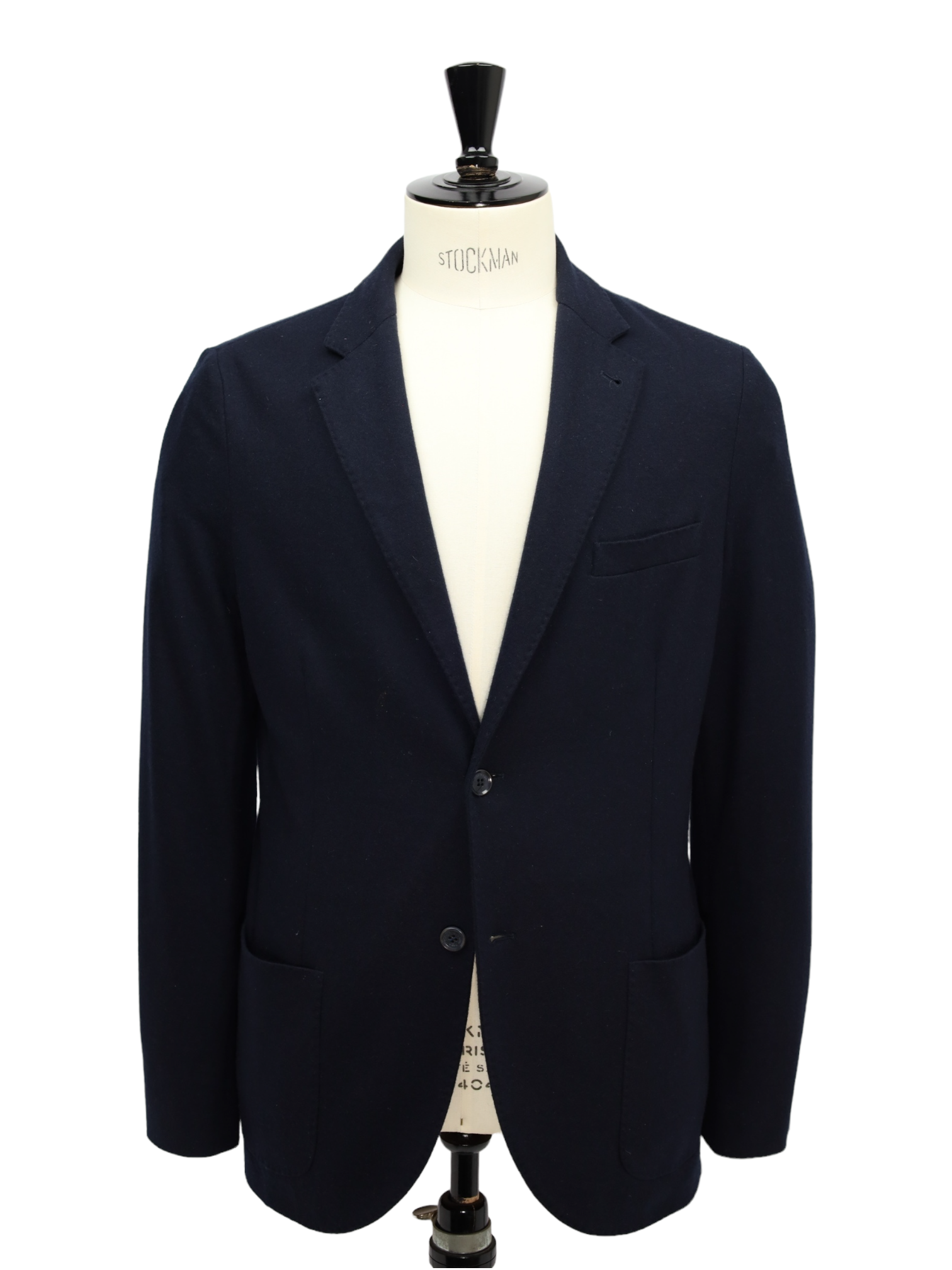 Loro Piana Navy Cashmere Jersey Knitted Blazer