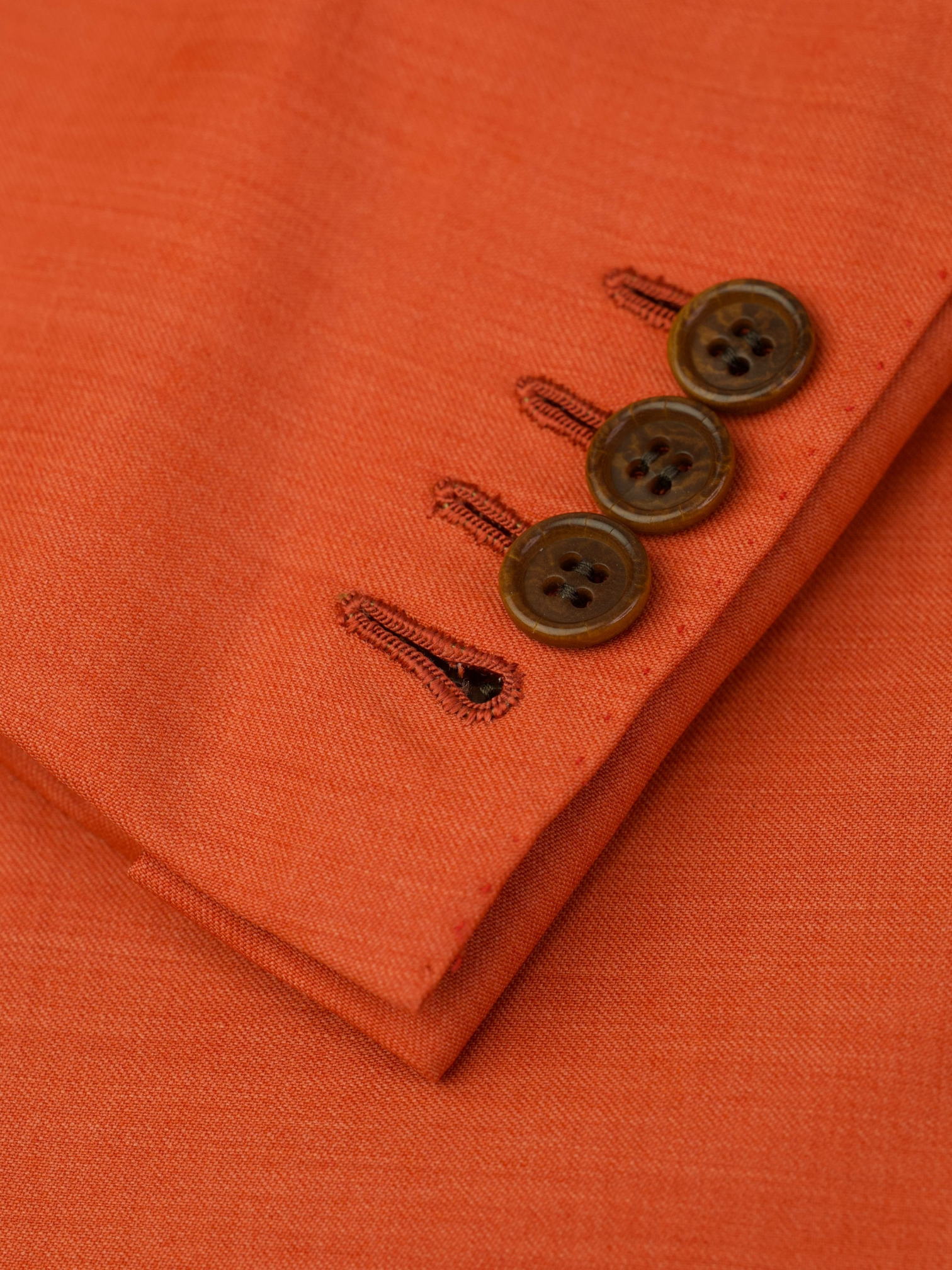 Kiton Coral Red Cool-Wool "La Grande Bellezza" Jacket