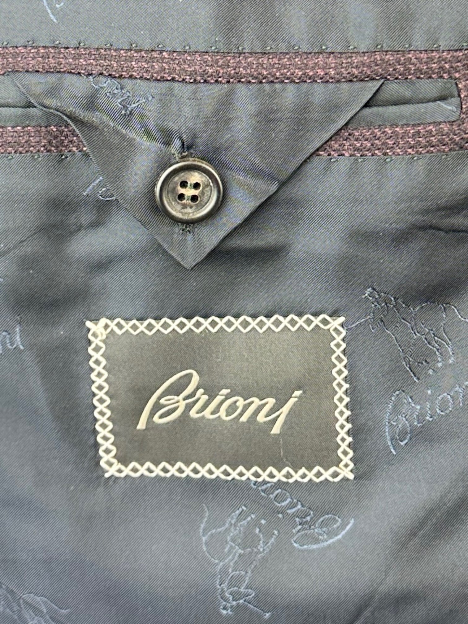 Brioni Burgundy Cashmere Ravello Jacket