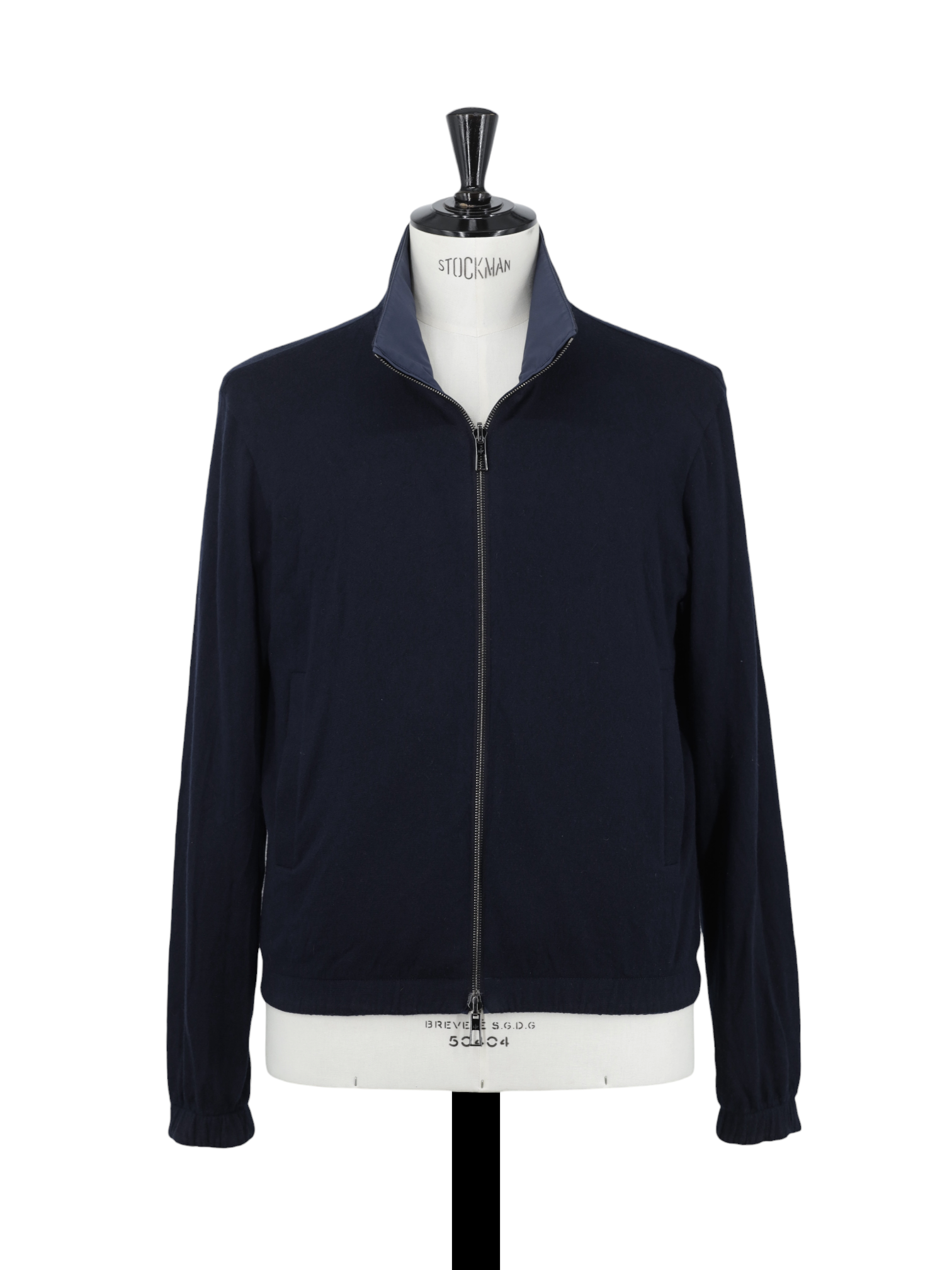 Loro Piana Navy Reversible Green Storm System & Cashmere Windmate Bomber Jacket