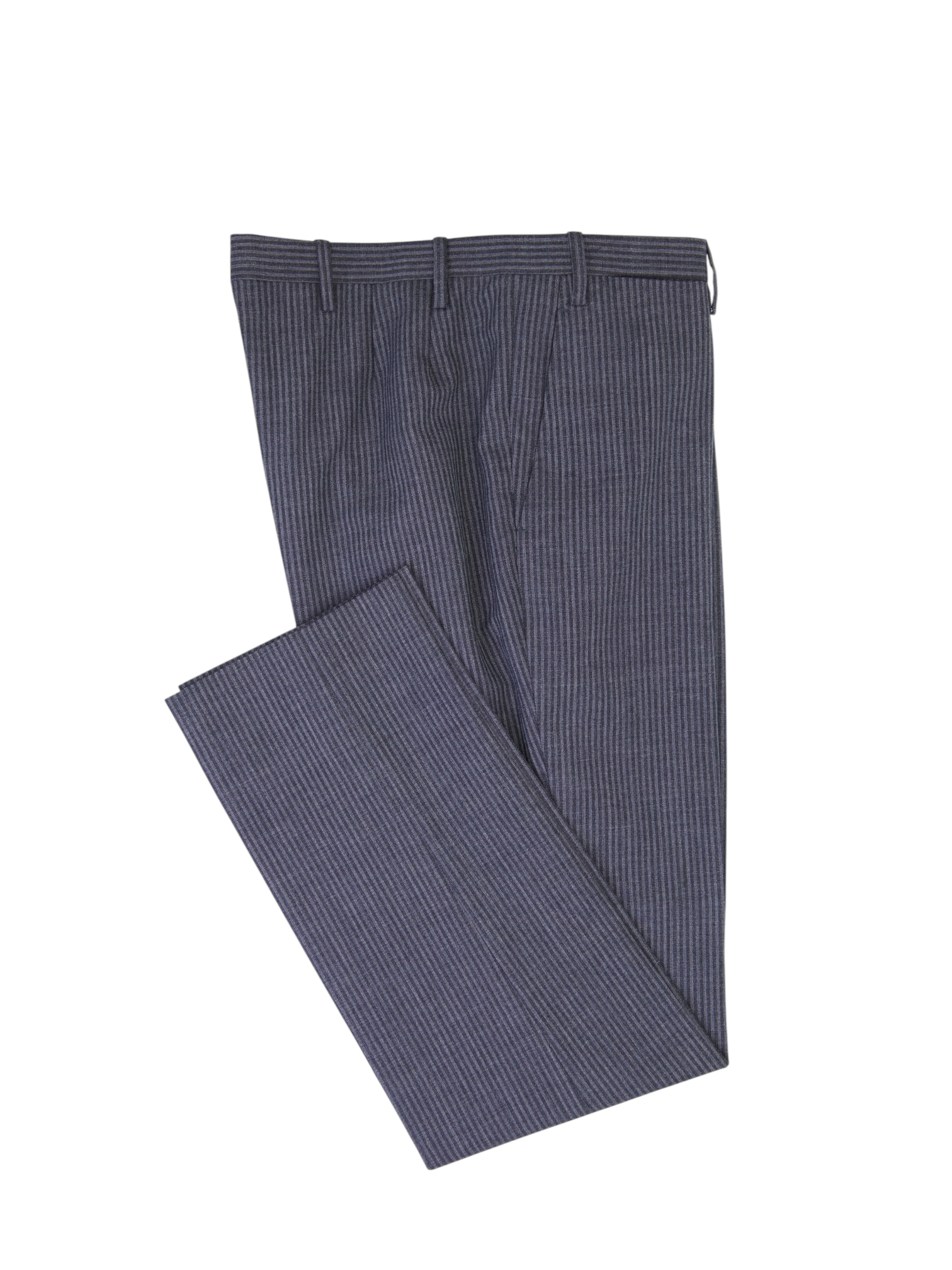 Kiton Grey Wool Pinstripe Suit