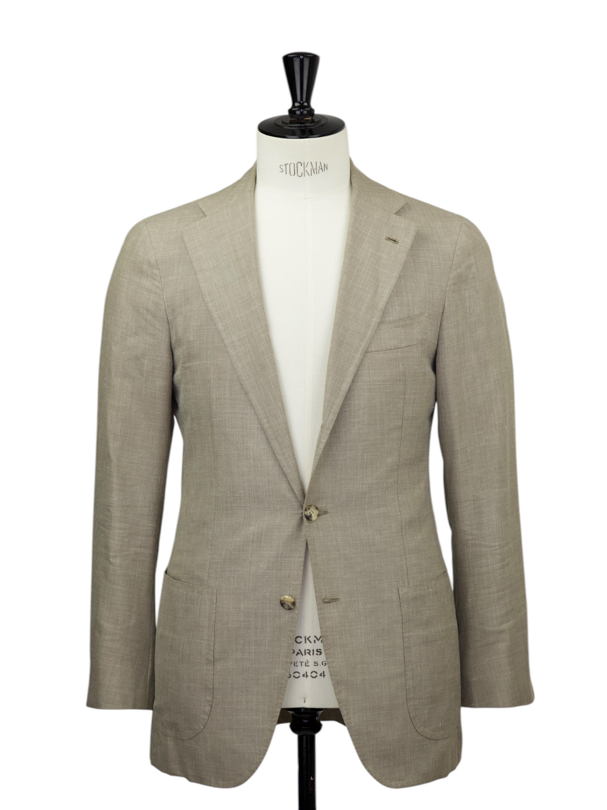 Orazio Luciano Light Brown Wool, Silk & Linen 