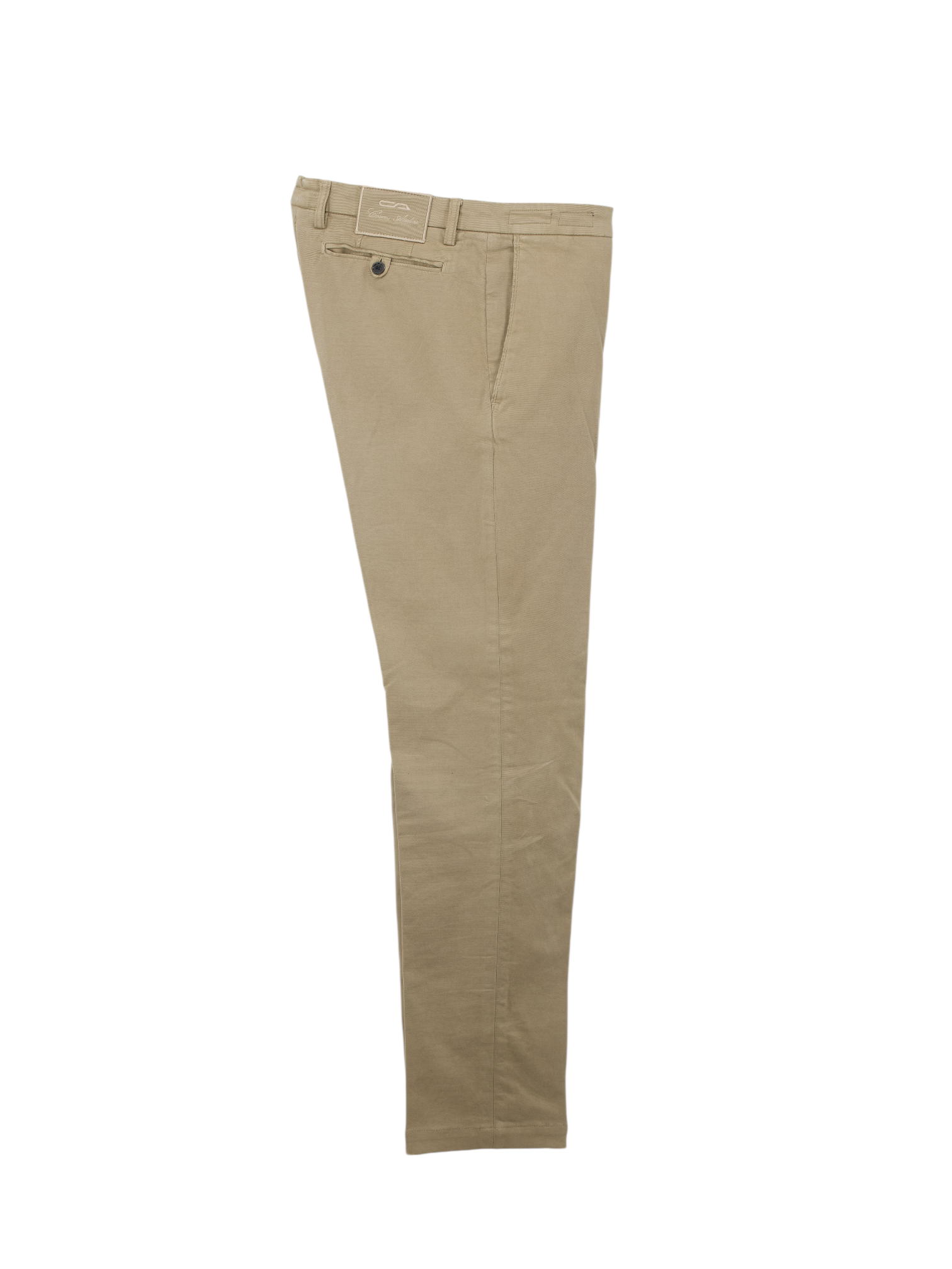 Cesare Attolini Khaki Cotton "201" Dress Chino