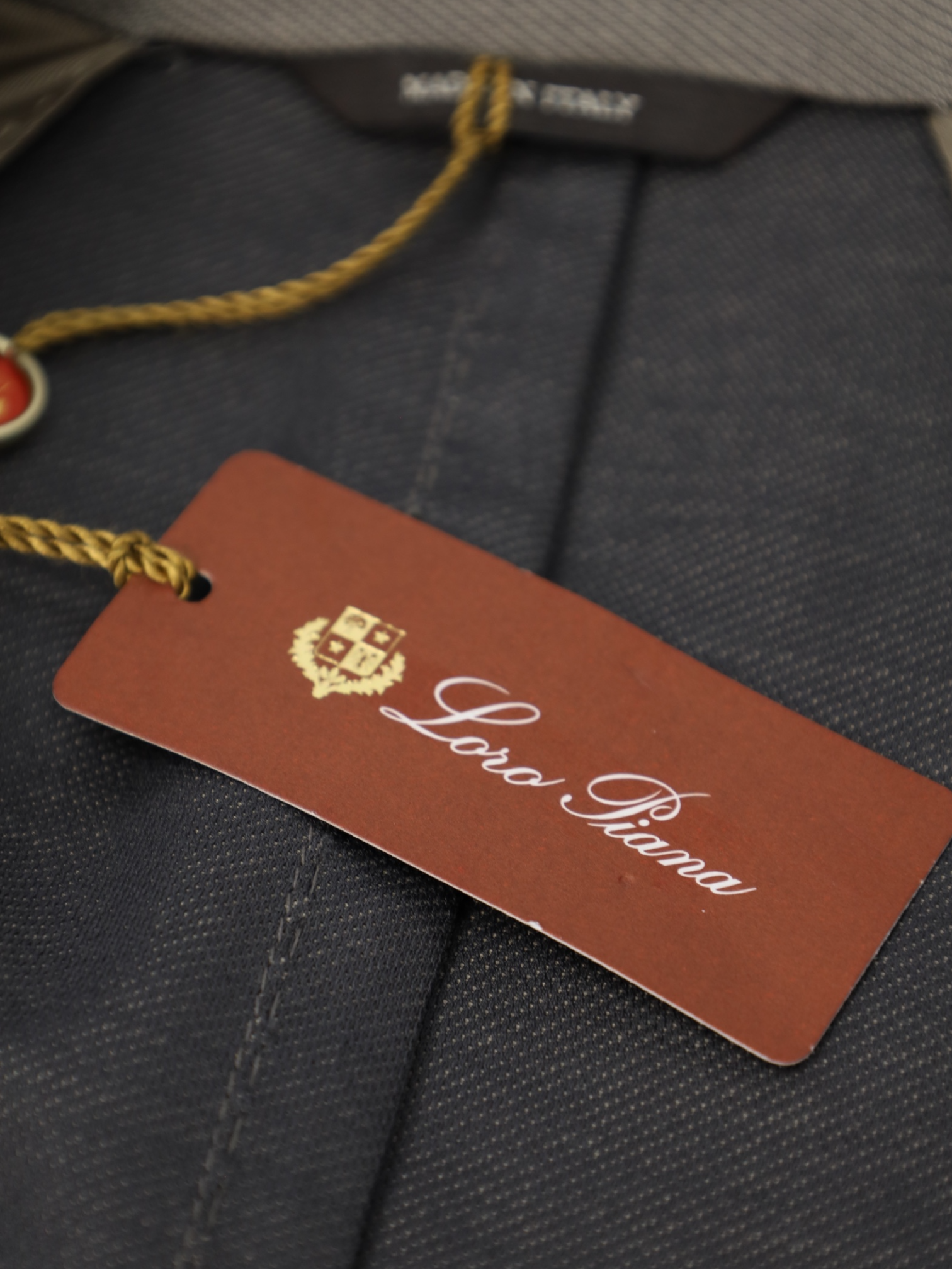 Loro Piana Taupe Cotton Twill Jacket