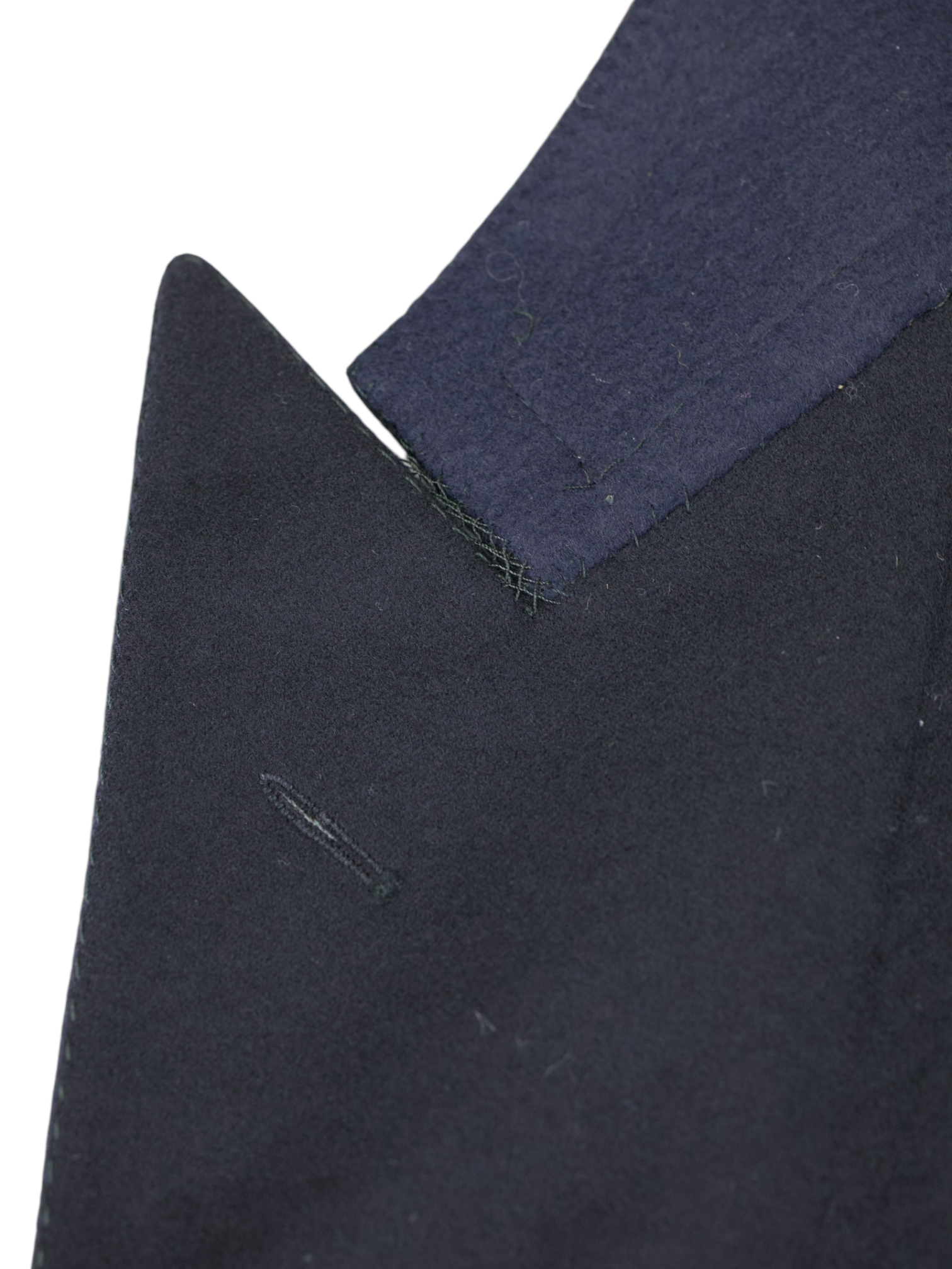 Rubinacci Navy Double Breasted Wool-Flannel Jacket