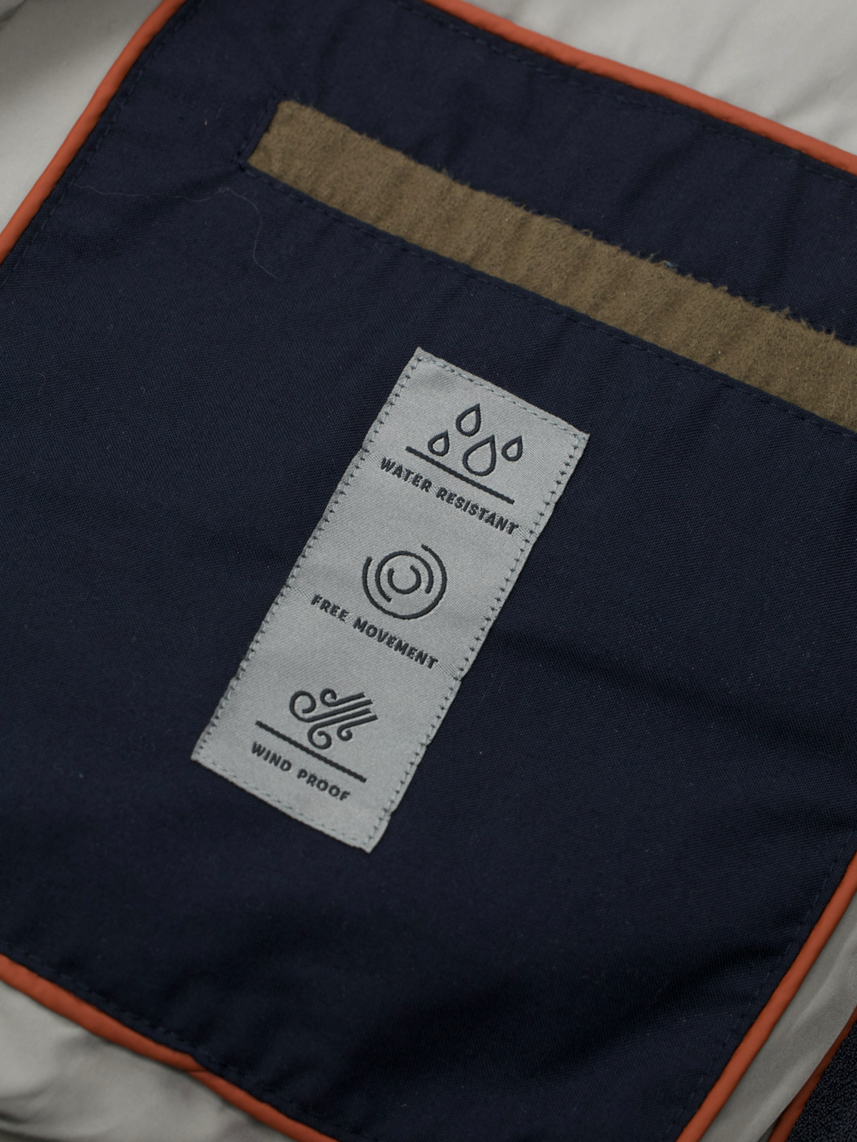 Corneliani Navy Softshell Waterrepellent Bomberjacket