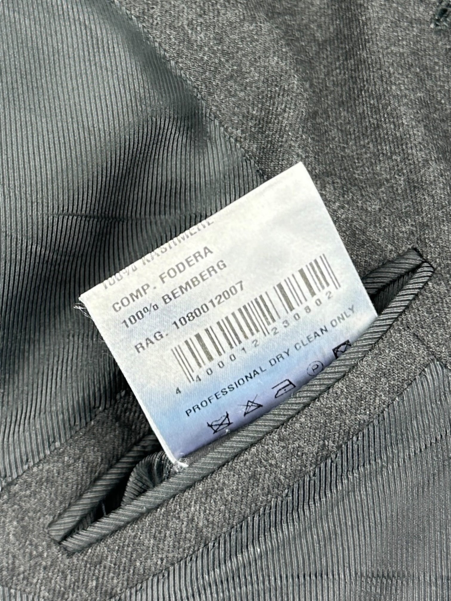 Cesare Attolini Grey Pure Cashmere Suit + Extra Trousers