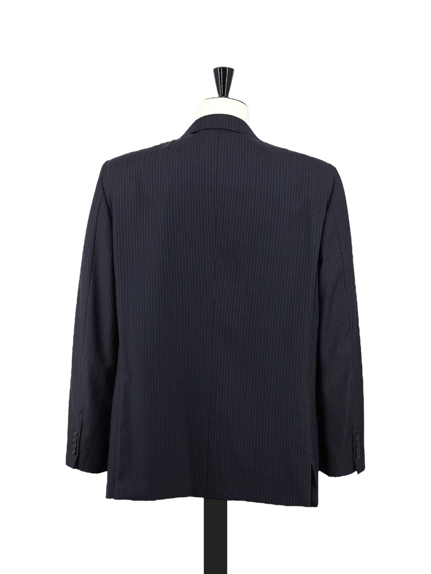 Brioni Anthracite & Light Blue Wool Pinstripe Palatino Suit