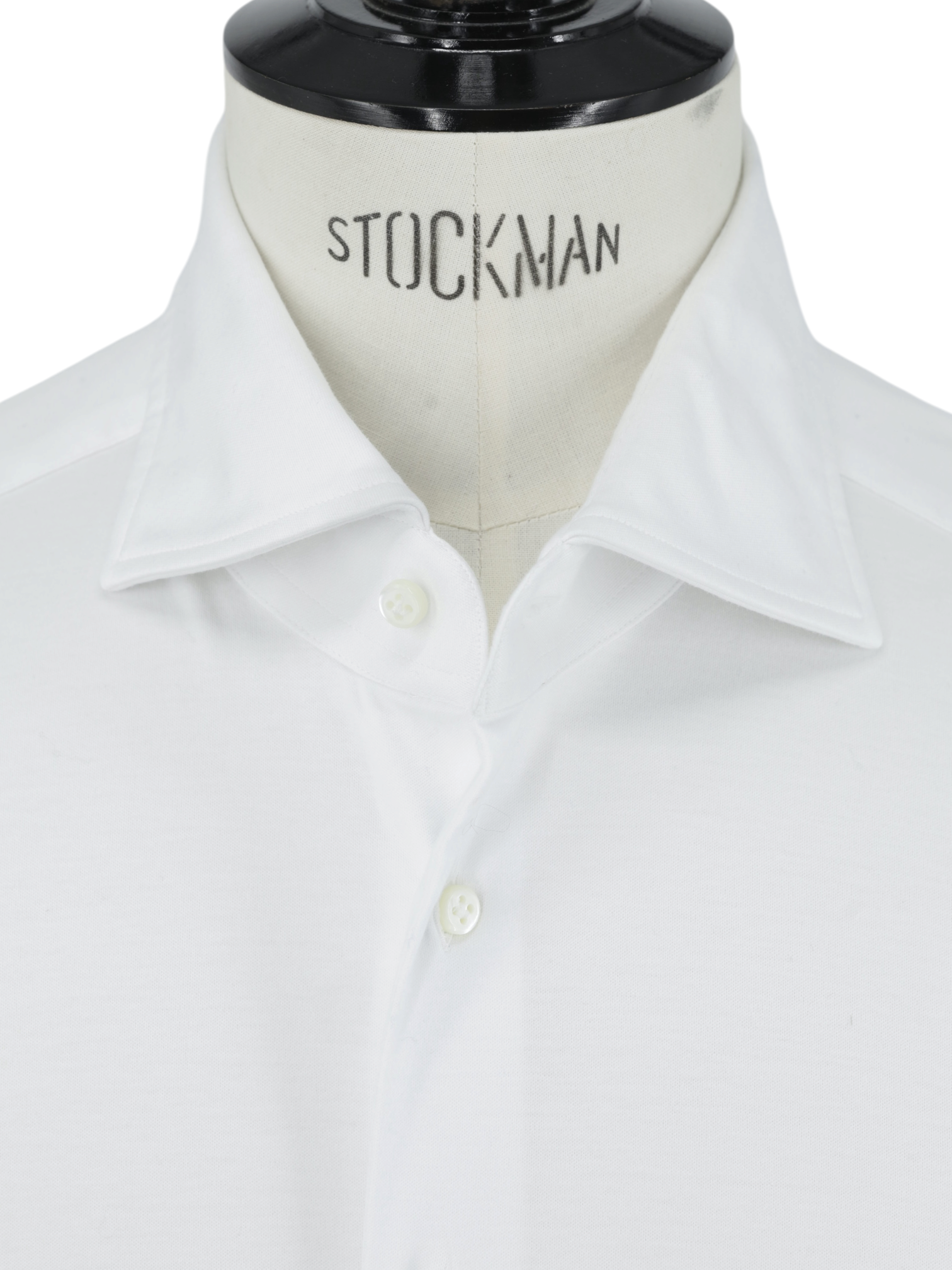 Emanuele Maffeis White Mercerized-Cotton Jersey Shirt