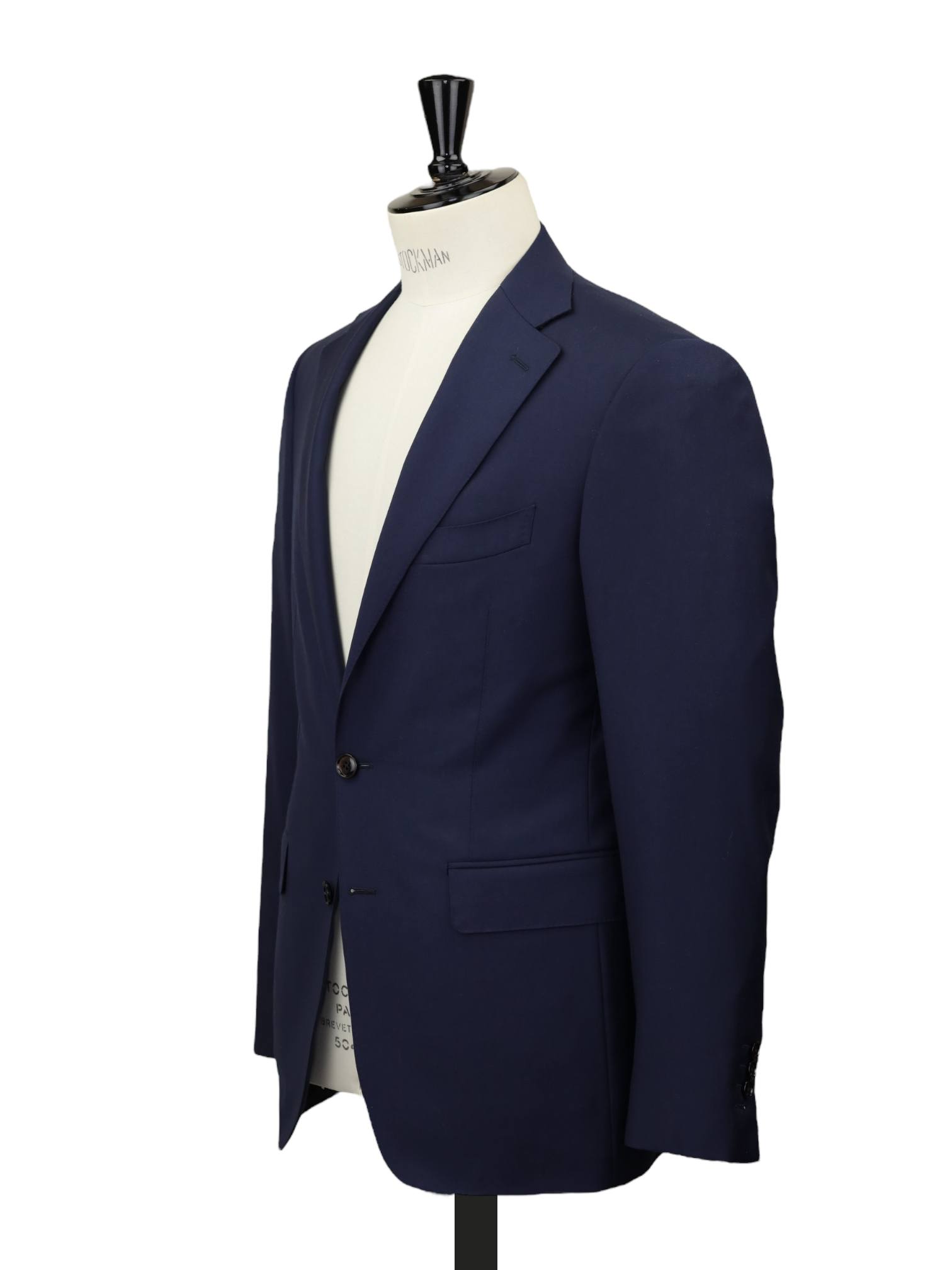 Canali Navy Fine-Wool "Su Misura" Twill Suit + Extra Trousers