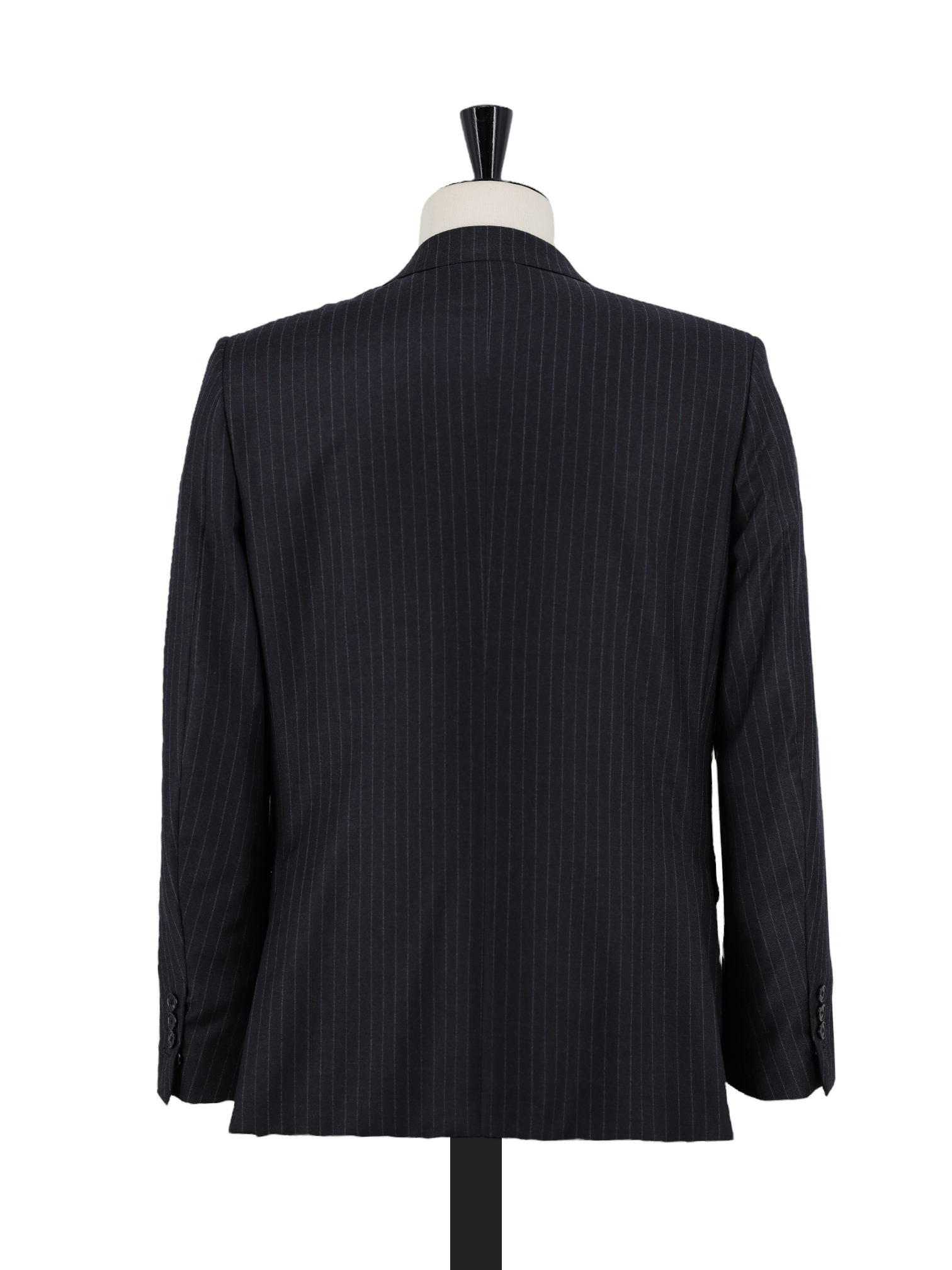 Ermenegildo Zegna Antracite Wool-Flannel Pinstripe Sartorial Suit