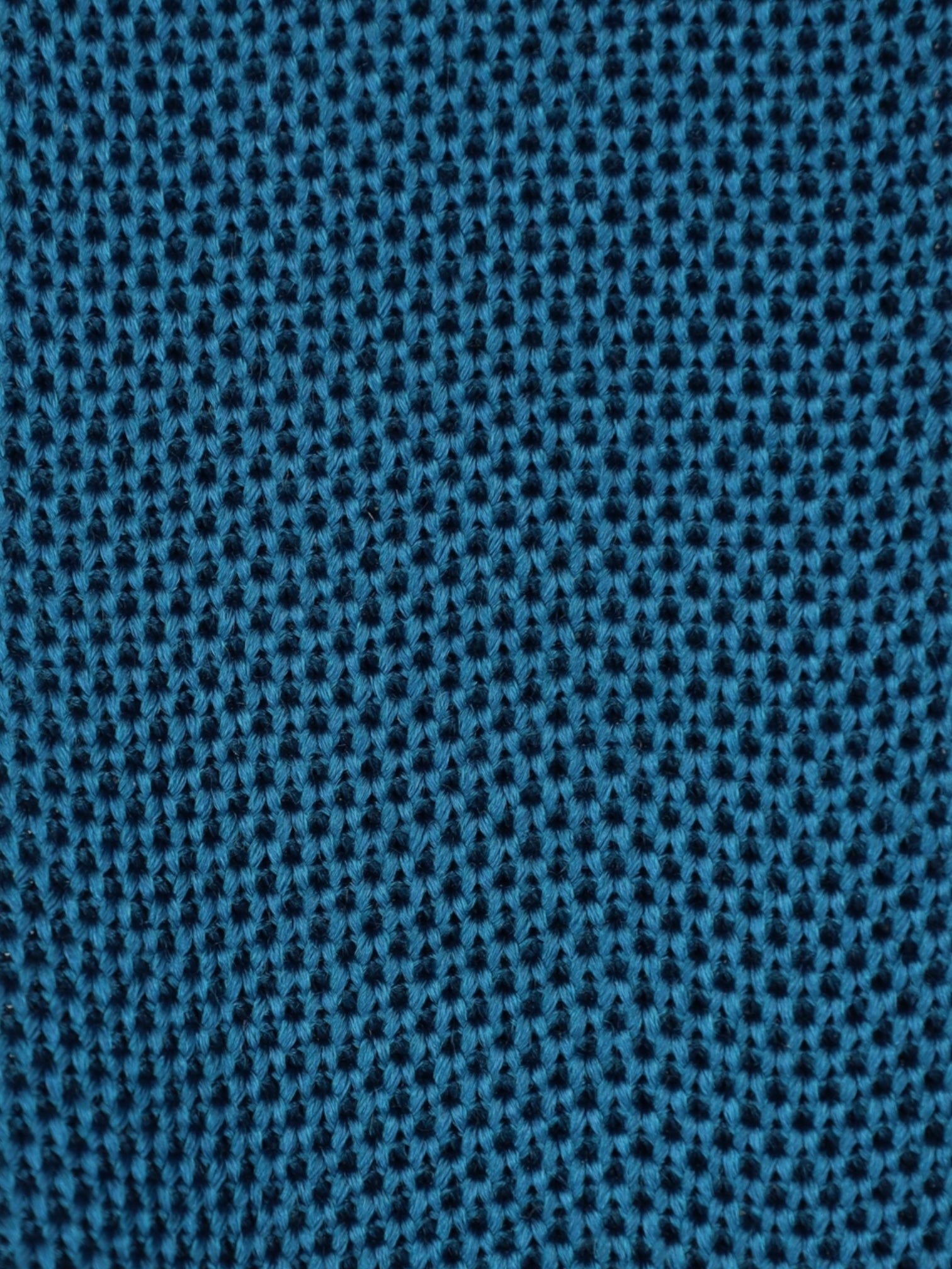 Kiton Turquoise Knitted Silk Tie