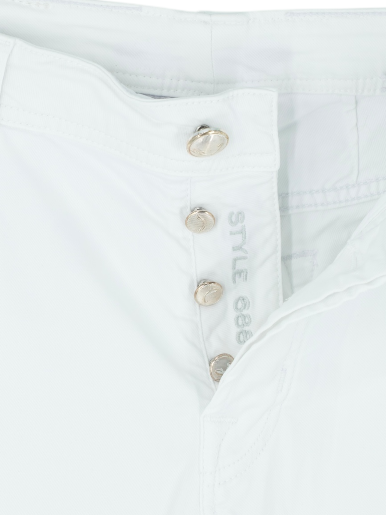 Jacob Cohen White Cotton, Lycocell & Stretch 5-Pocket Jeans