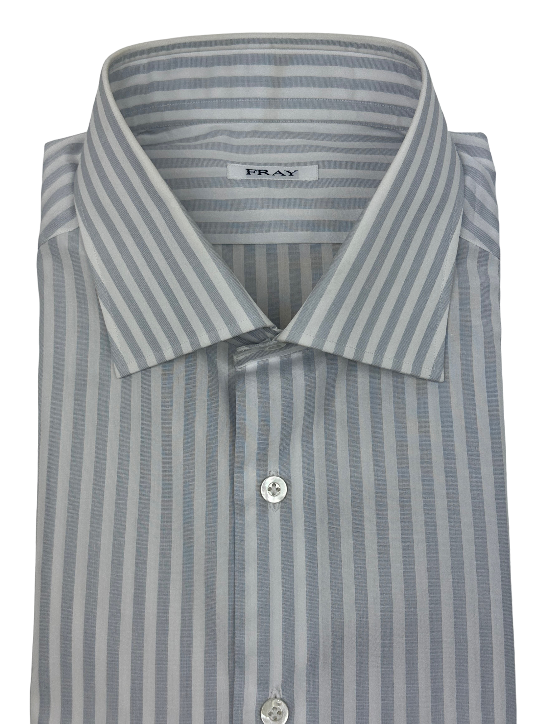 Fray Light Grey Bengal Stripe Shirt