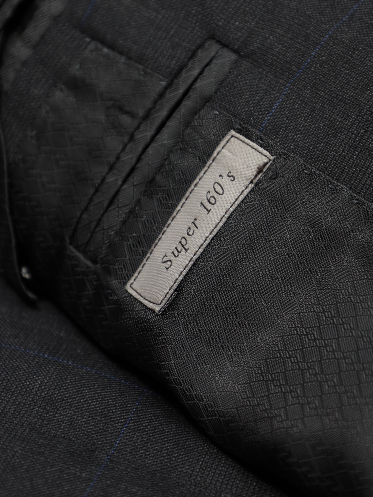 Canali Grey Super 160's Windowpane Suit + Extra Trousers