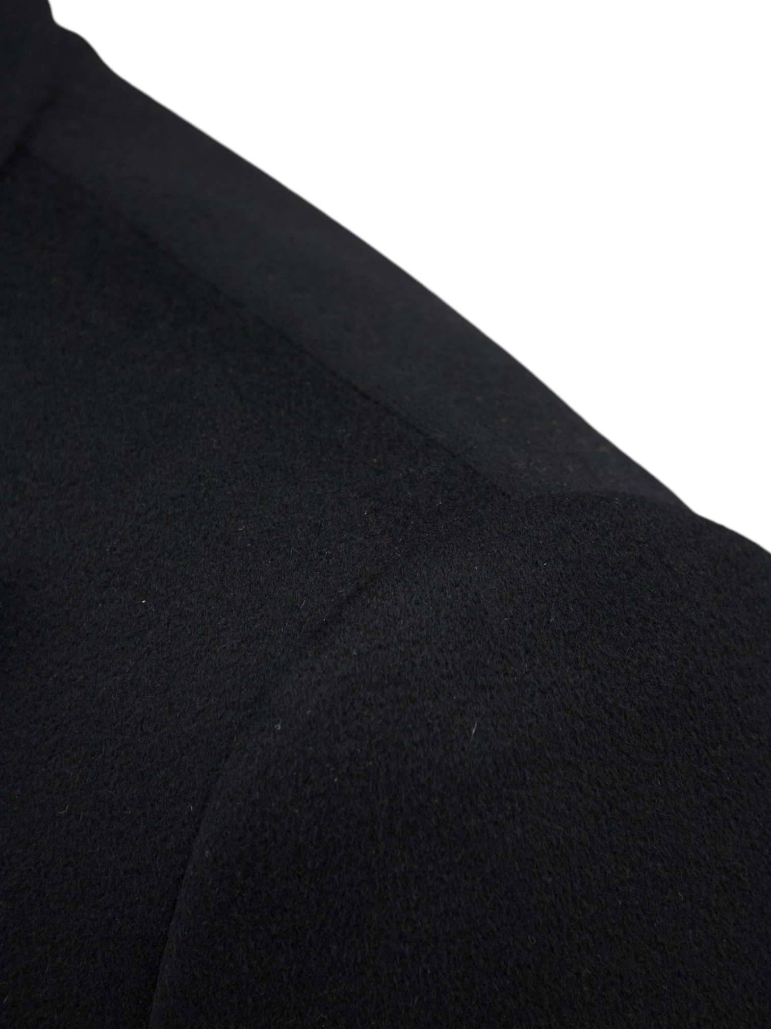 Corneliani Black Double Breasted Cashmere Overcoat