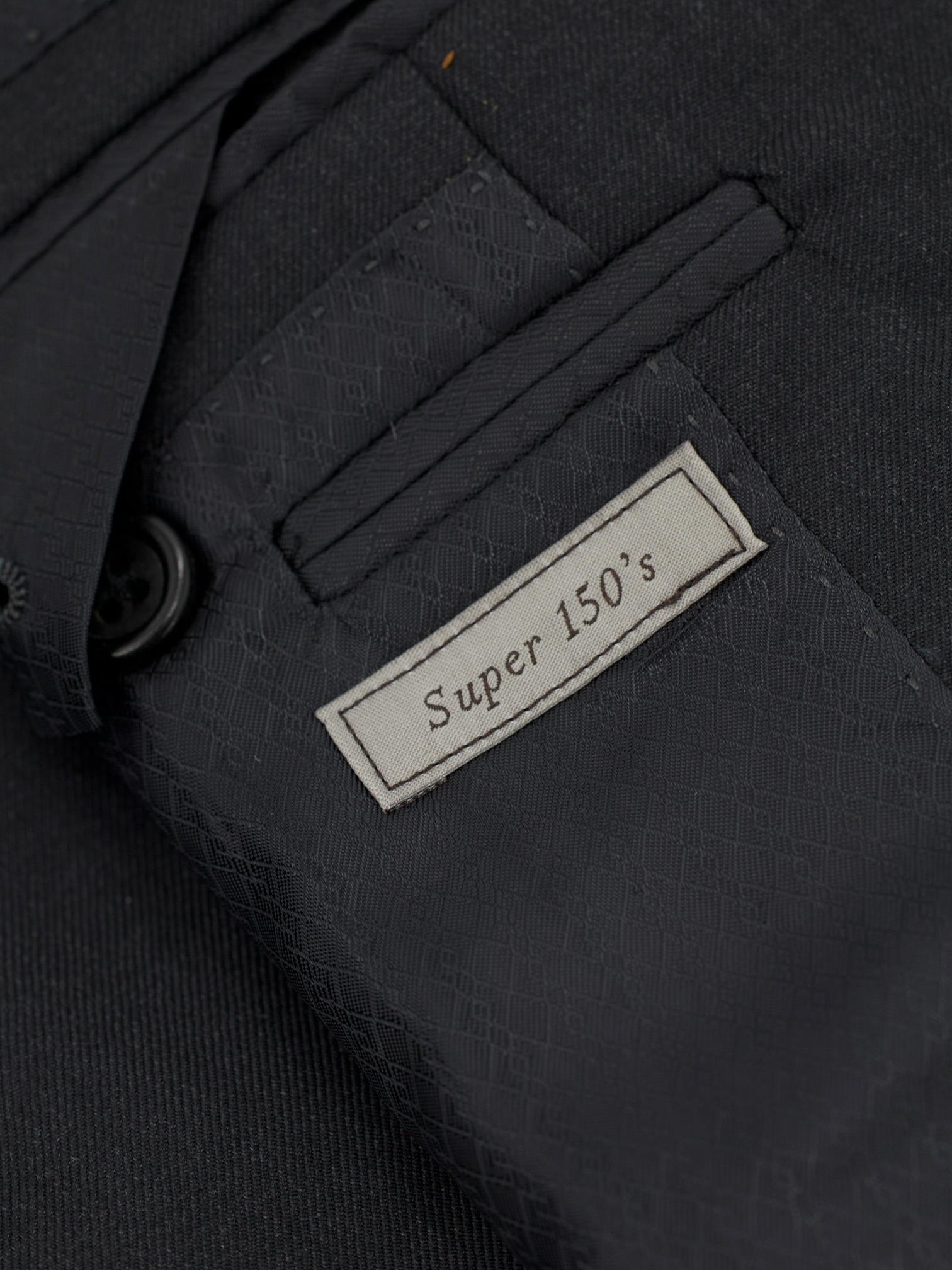 Canali Charcoal Super 150's Wool Twill Suit