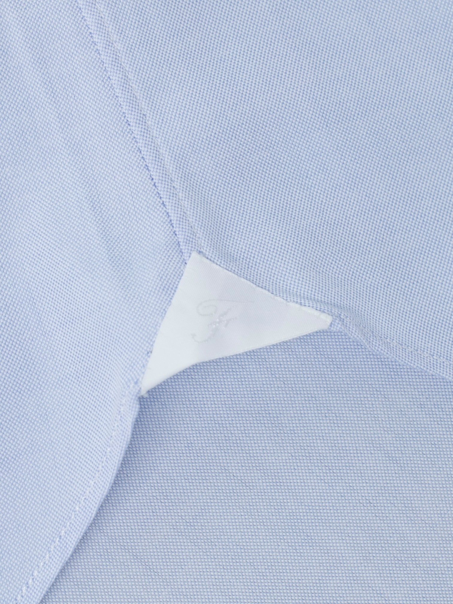 Finamore Light Blue Cotton "Collo Eduardo" Dress Shirt