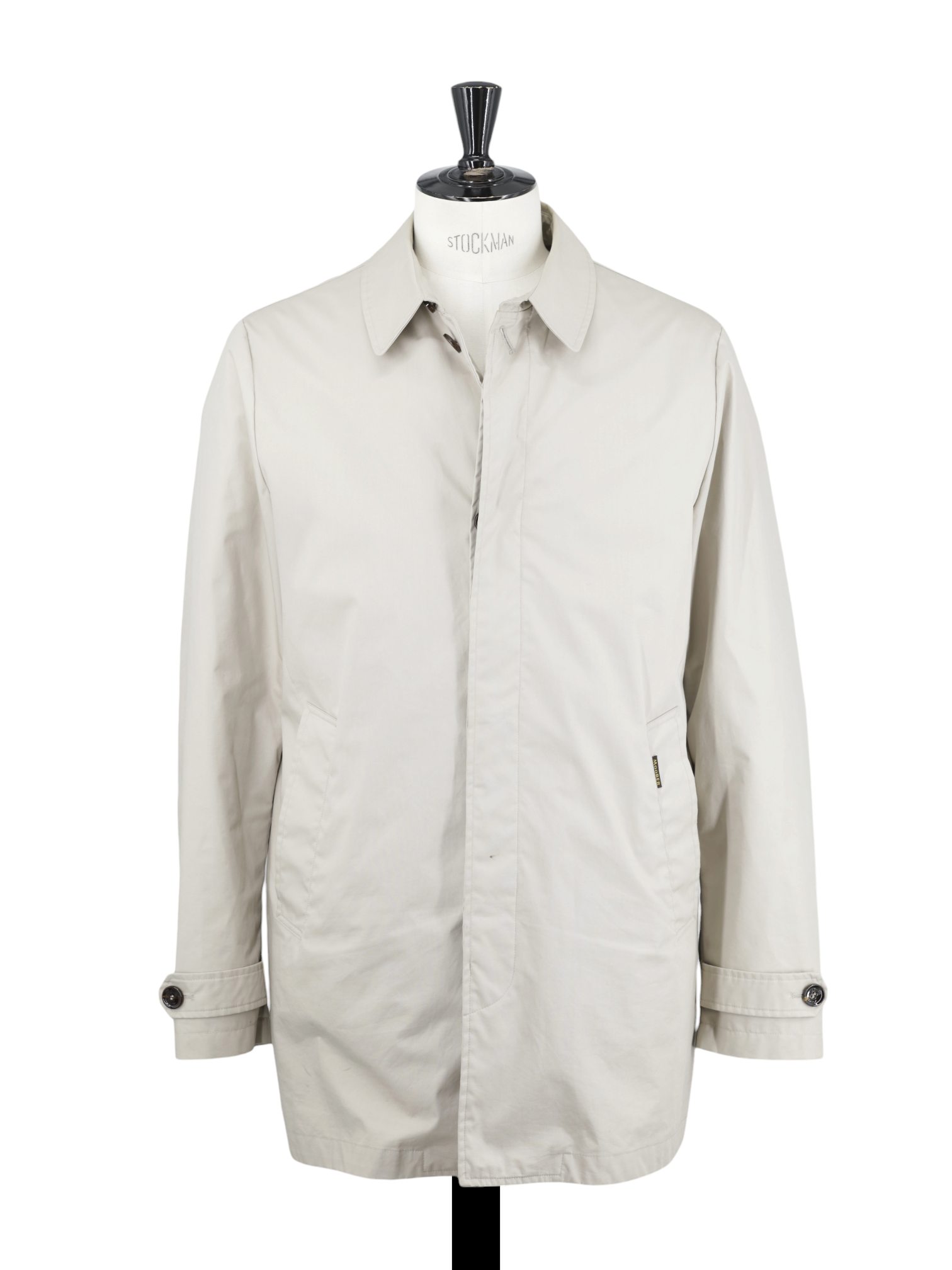 MooRER Beige Cotton-Blend "Canova" Raincoat