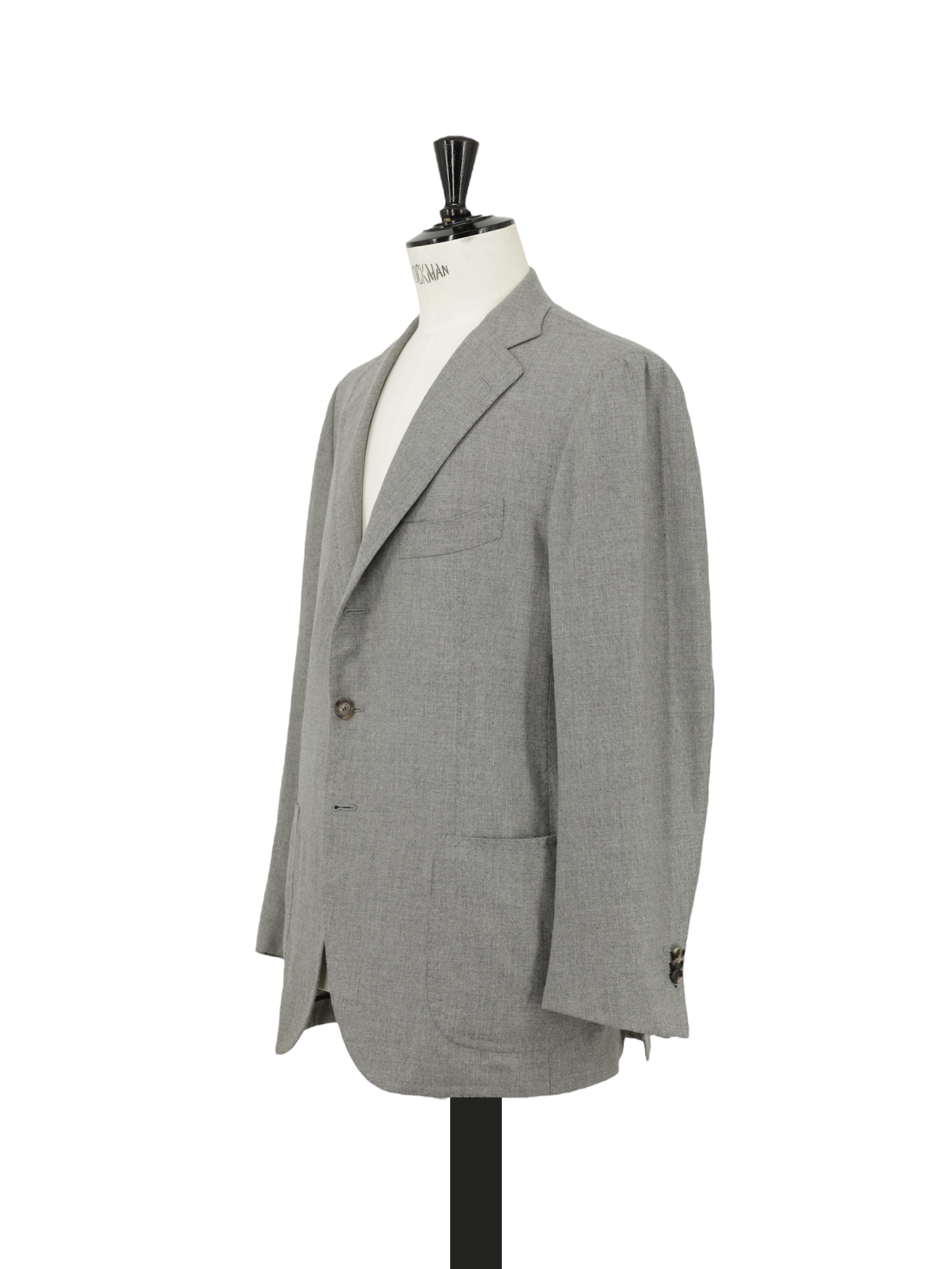 Cesare Attolini Light Grey Pure Cashmere Plain-Weave Jacket