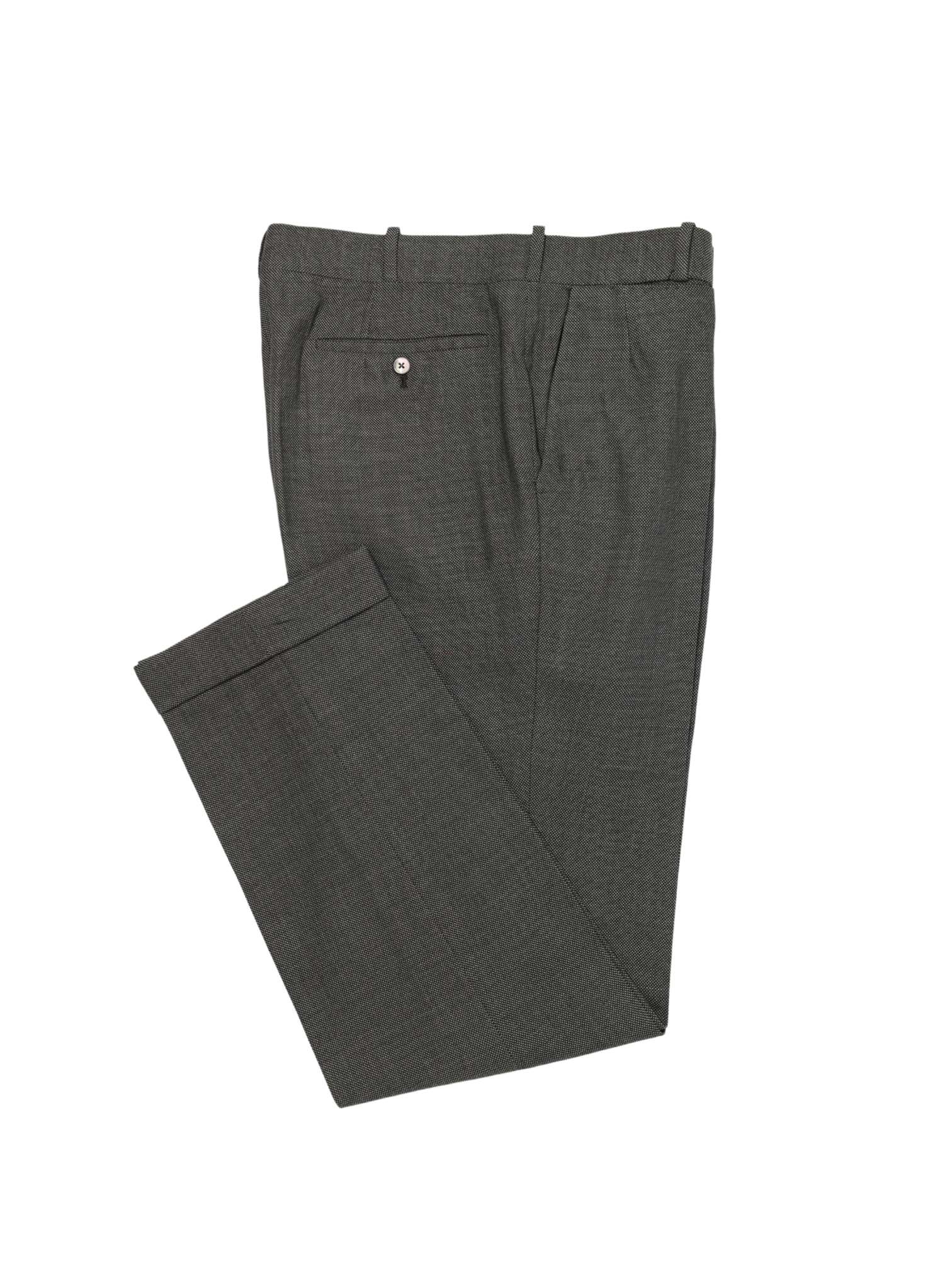 Henry Poole Grey Bespoke Birdseye Suit