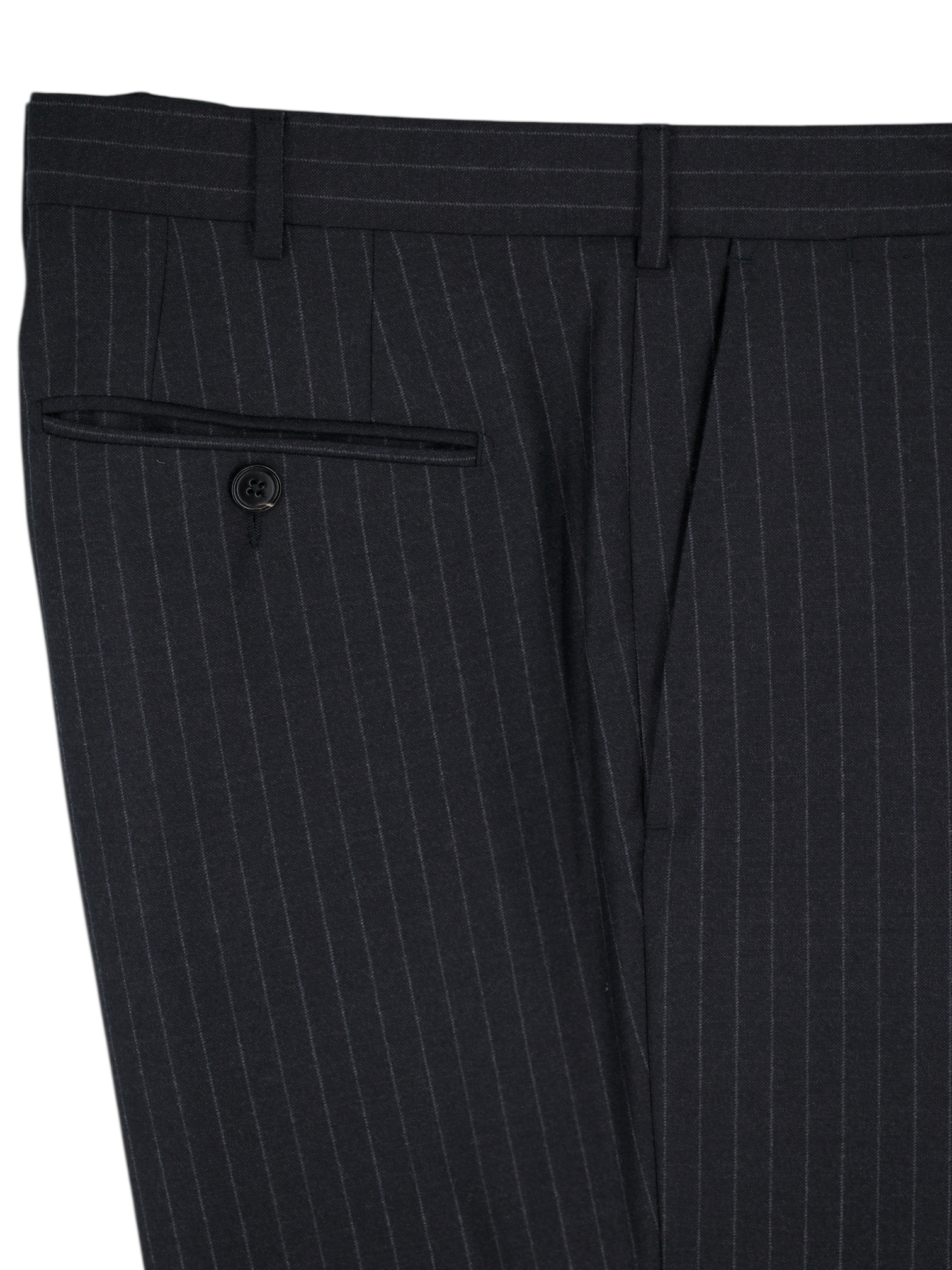 Ermenegildo Zegna Antracite Wool-Flannel Pinstripe Sartorial Suit