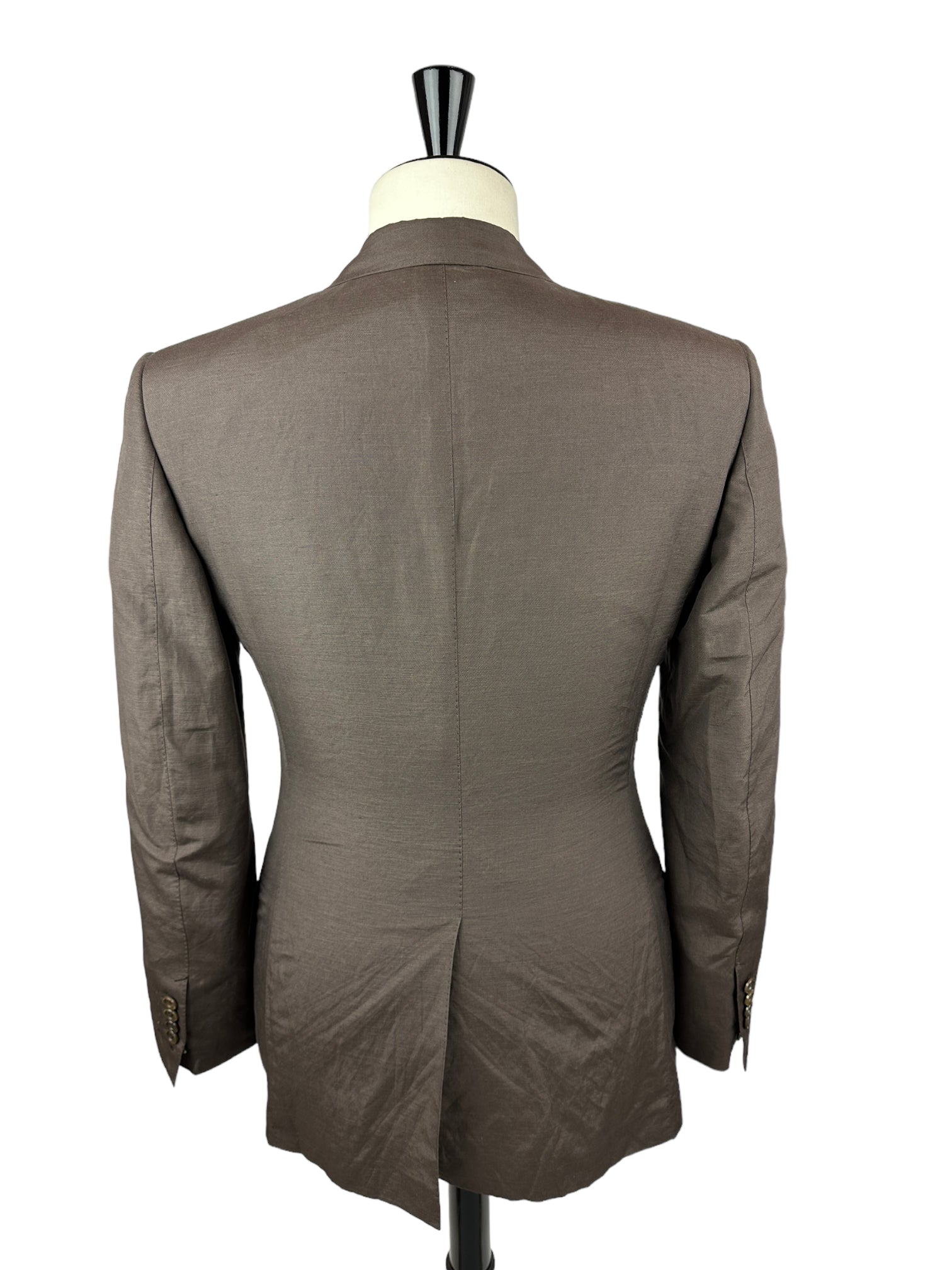 Tom Ford Atticus Chocolate Brown Silk & Linen Suit