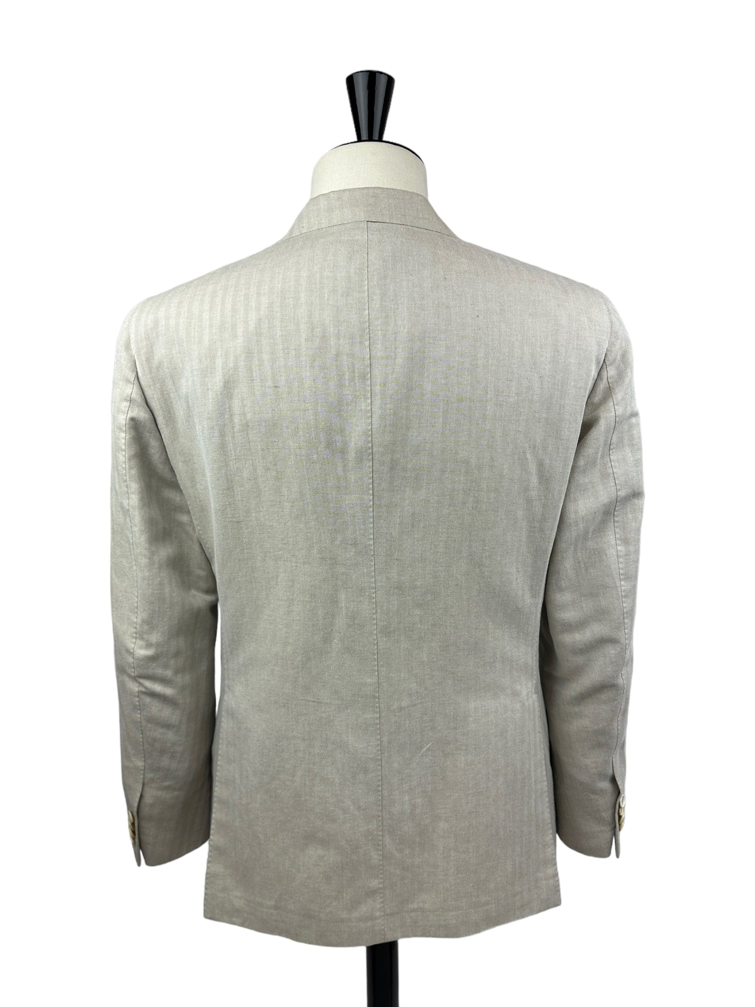 Caruso Sand Aida Herringbone Jacket