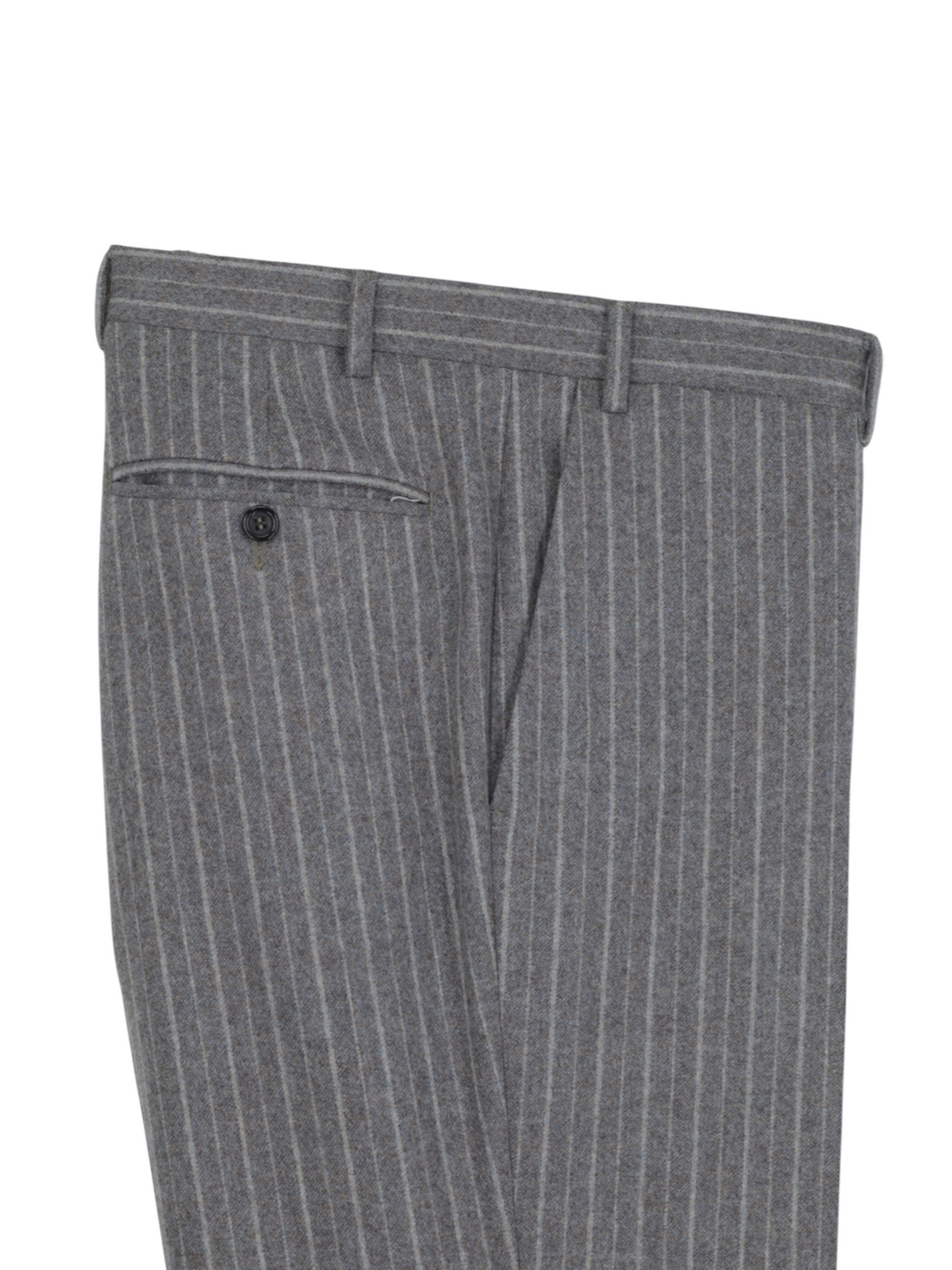 Canali Grey Classic Wool-Flannel Multi-Pinstripe Suit