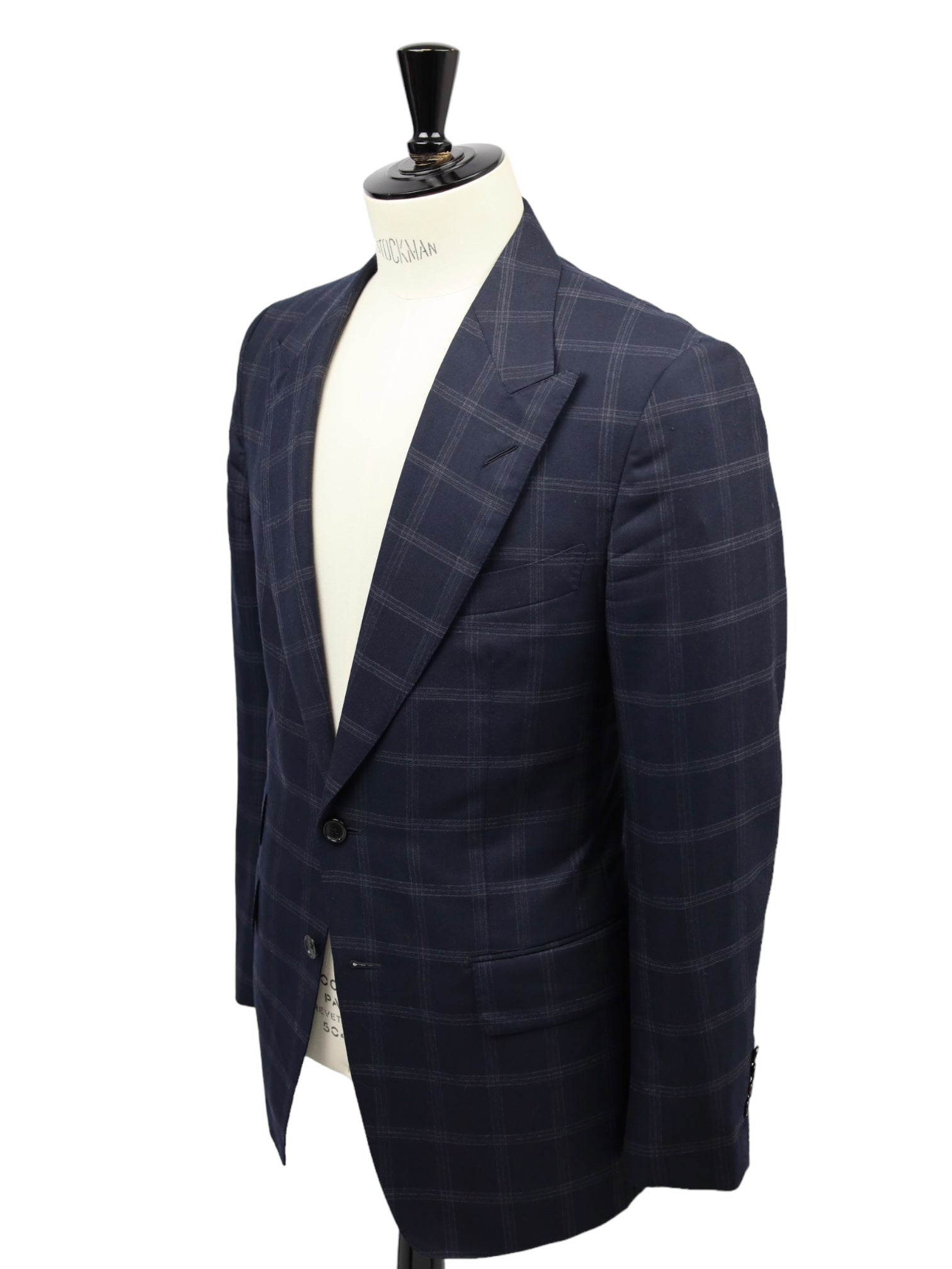 Tom Ford Dark Blue Windowpane Suit
