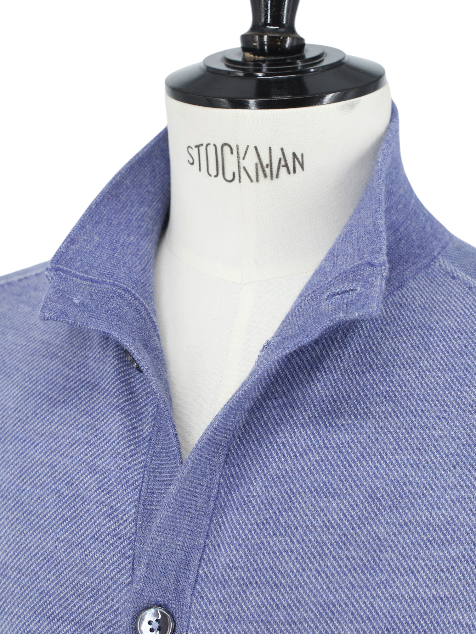 Cesare Attolini Periwinkle Blue Cashmere & Silk Cardigan