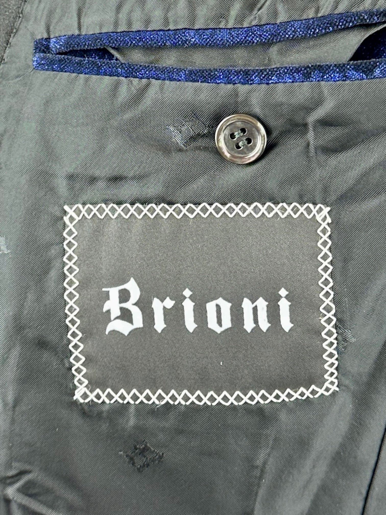 Brioni Blue Velvet Smoking Jacket