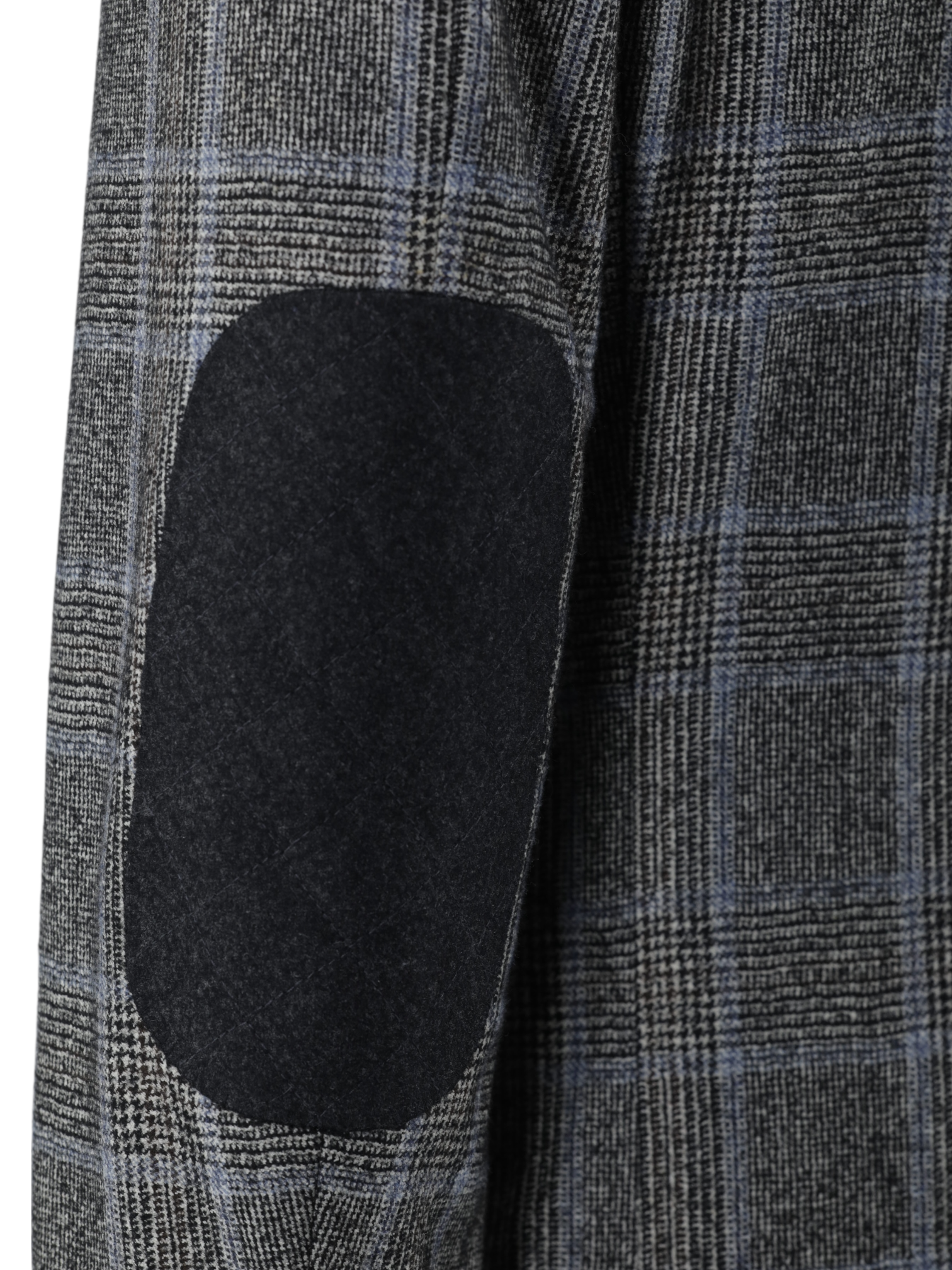 Canali Grey & Blue Worsted Wool-Flannel Prince of Wales "Kei" Jacket
