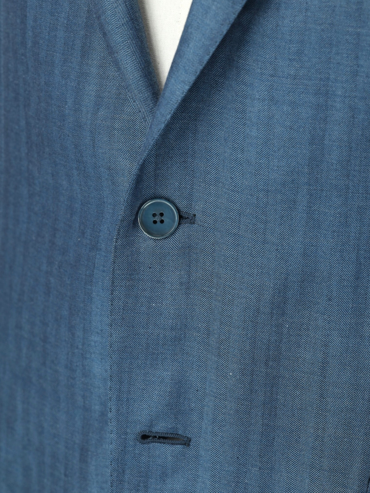 Ermenegildo Zegna Petrol Cashmere & Silk Herringbone "Capri" Jacket