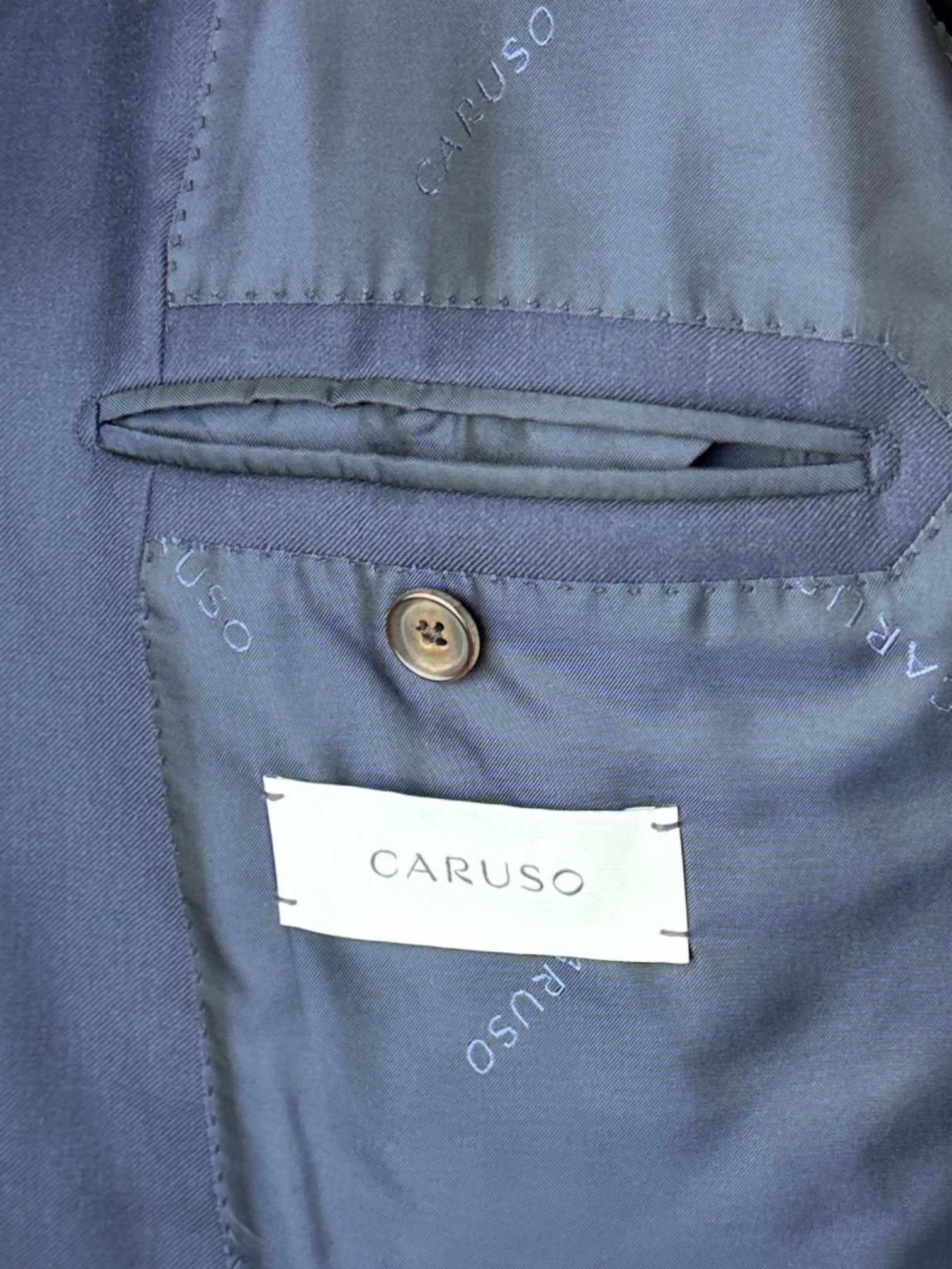 Caruso Navy Boheme Suit + Extra Trousers