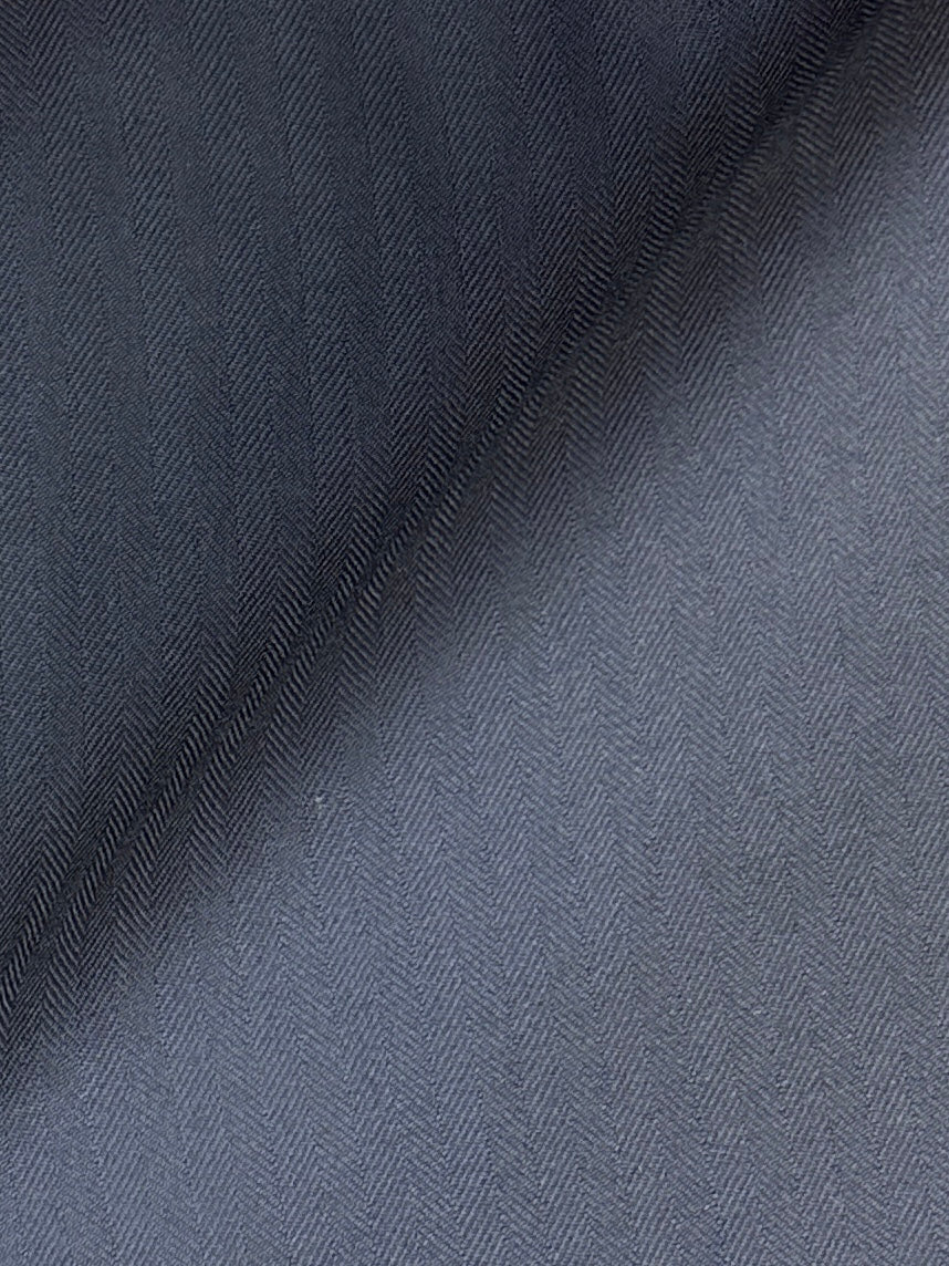 Brioni Navy Super 140's Herringbone Blazer