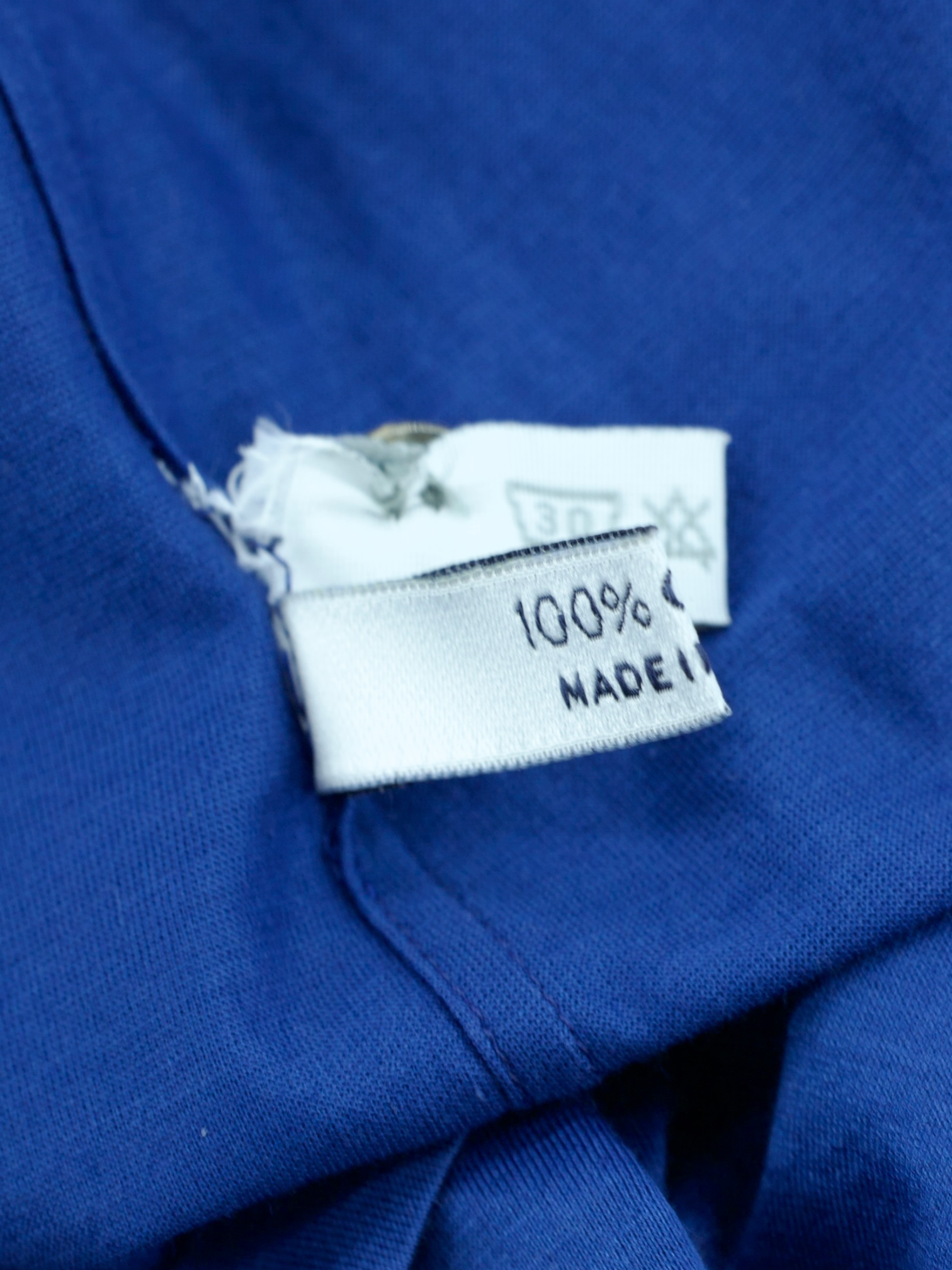 Marol Azure Blue Jersey-Knitted Cotton Shirt