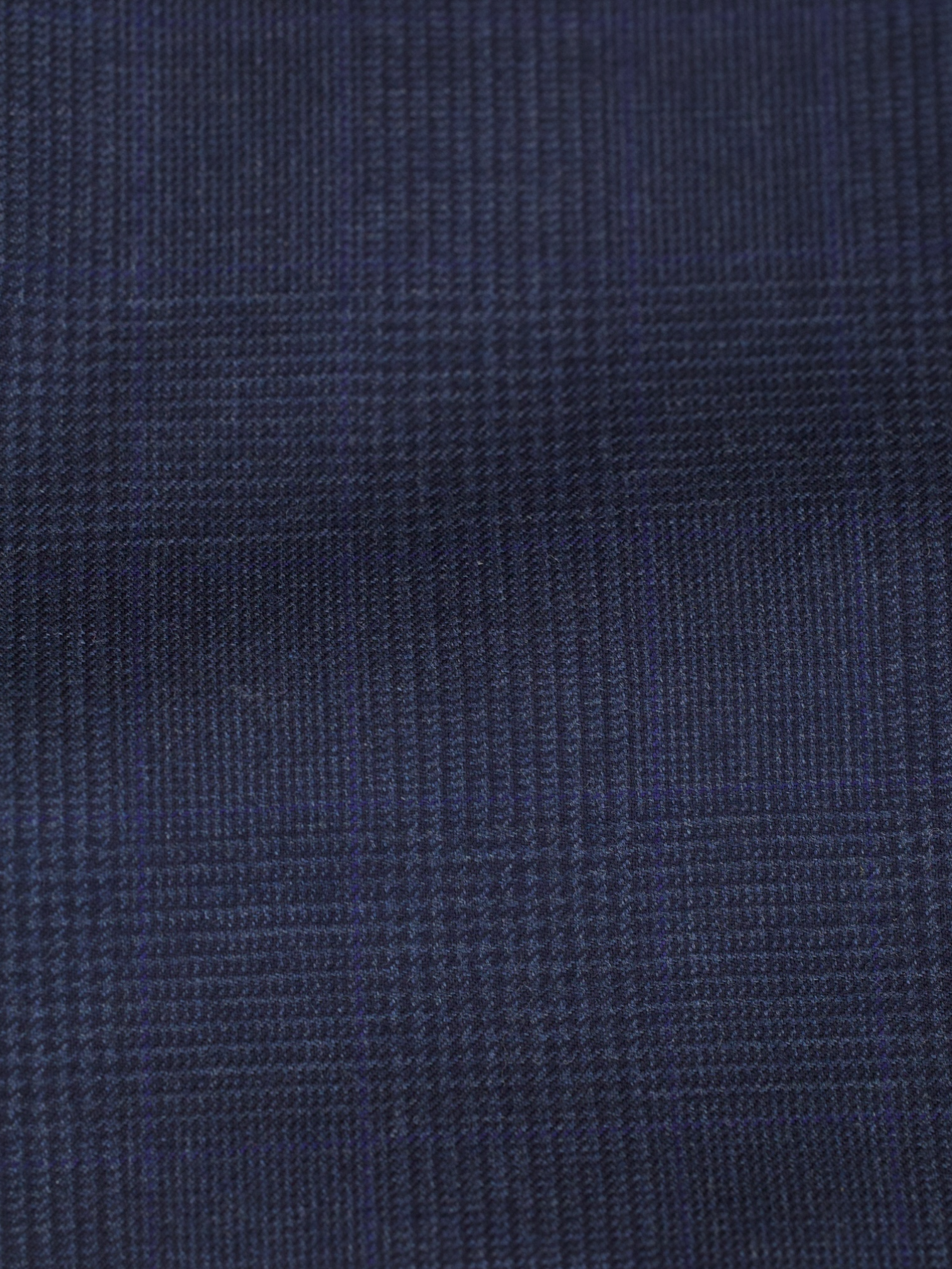 Corneliani Navy Wool & Cashmere Prince of Wales Suit