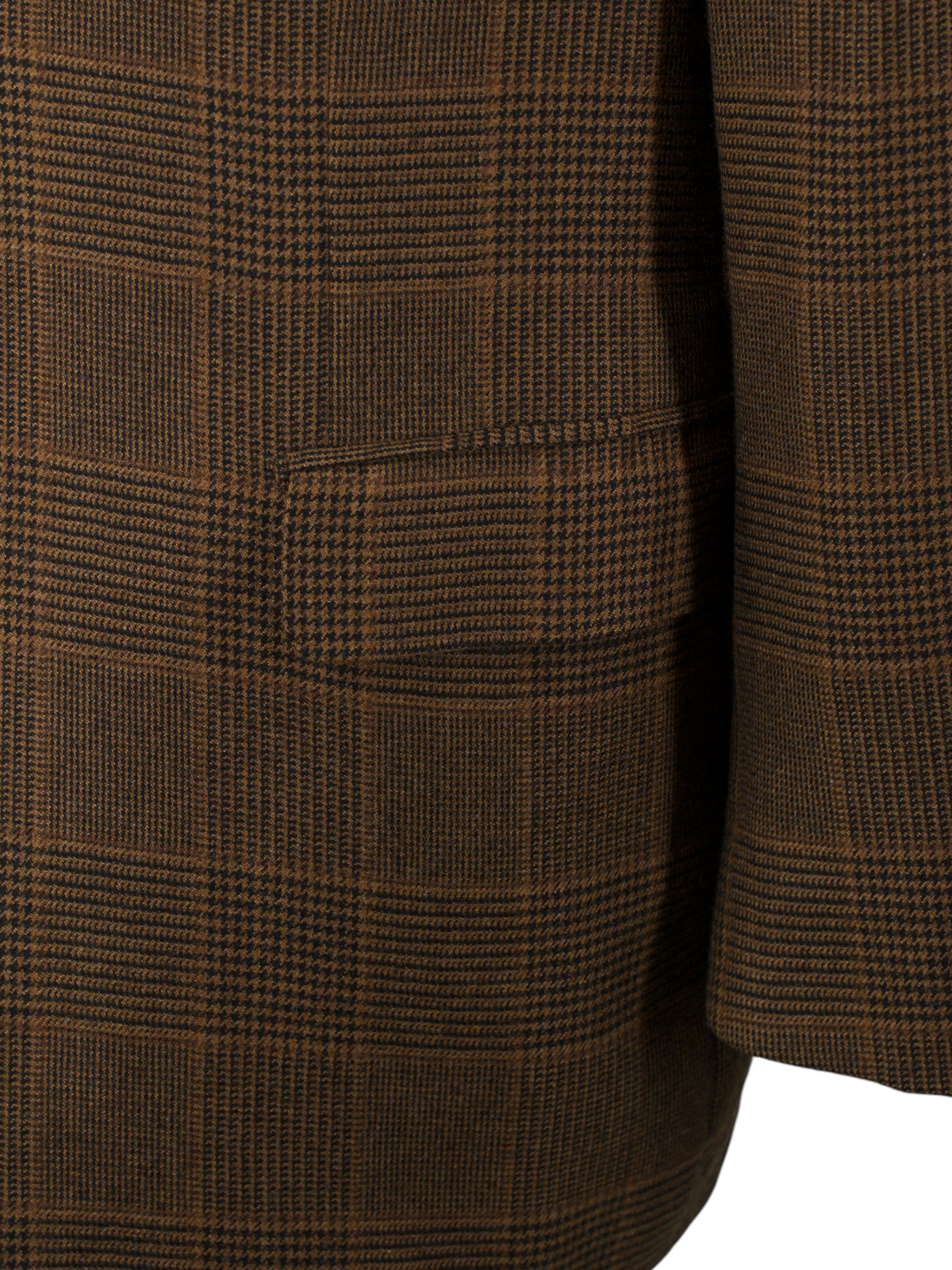 Brioni Dark Brown Pure Cashmere Prince of Wales Jacket
