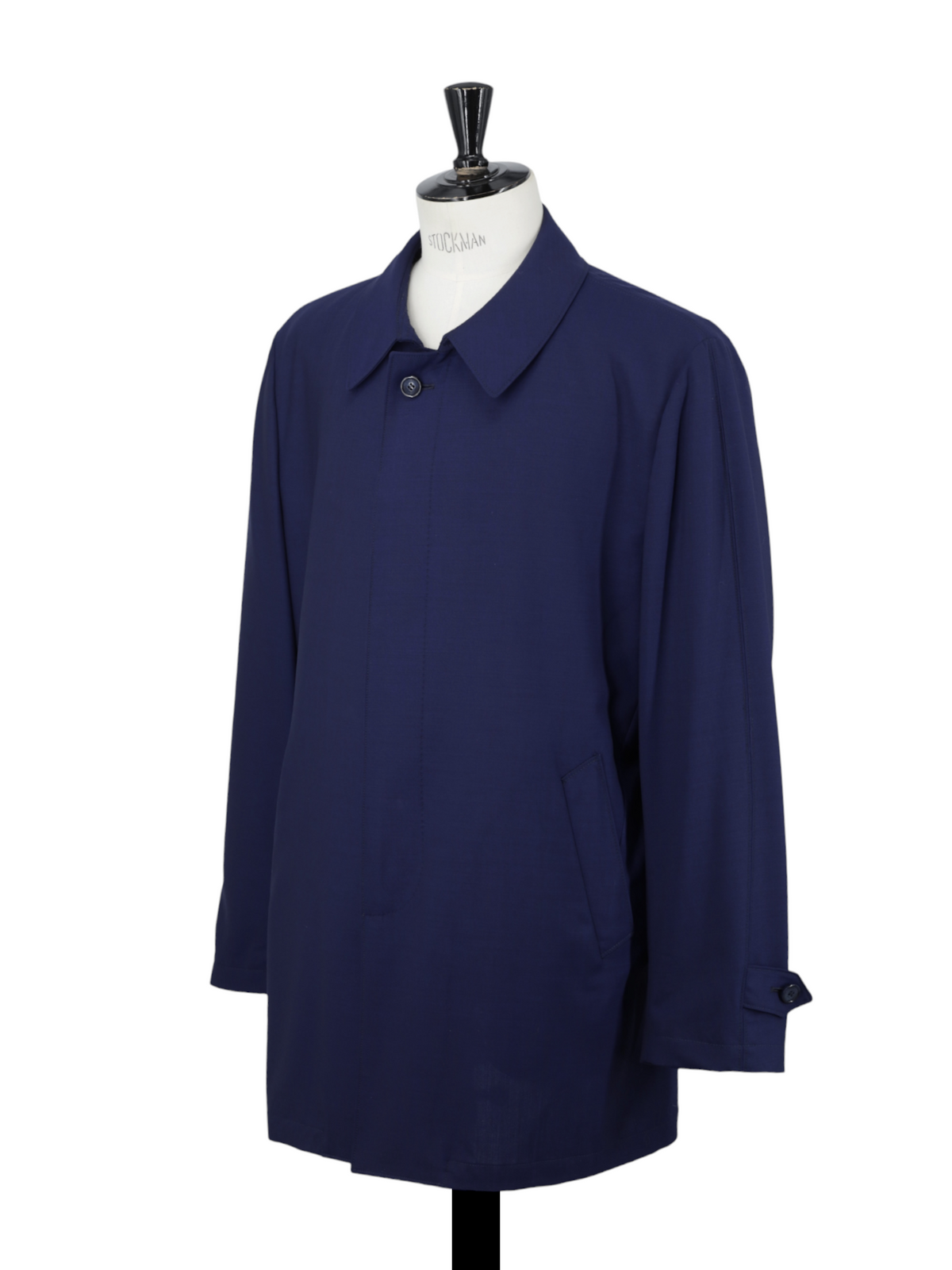 Corneliani Dark Blue Super 130's "Savor" Lightweight Carcoat