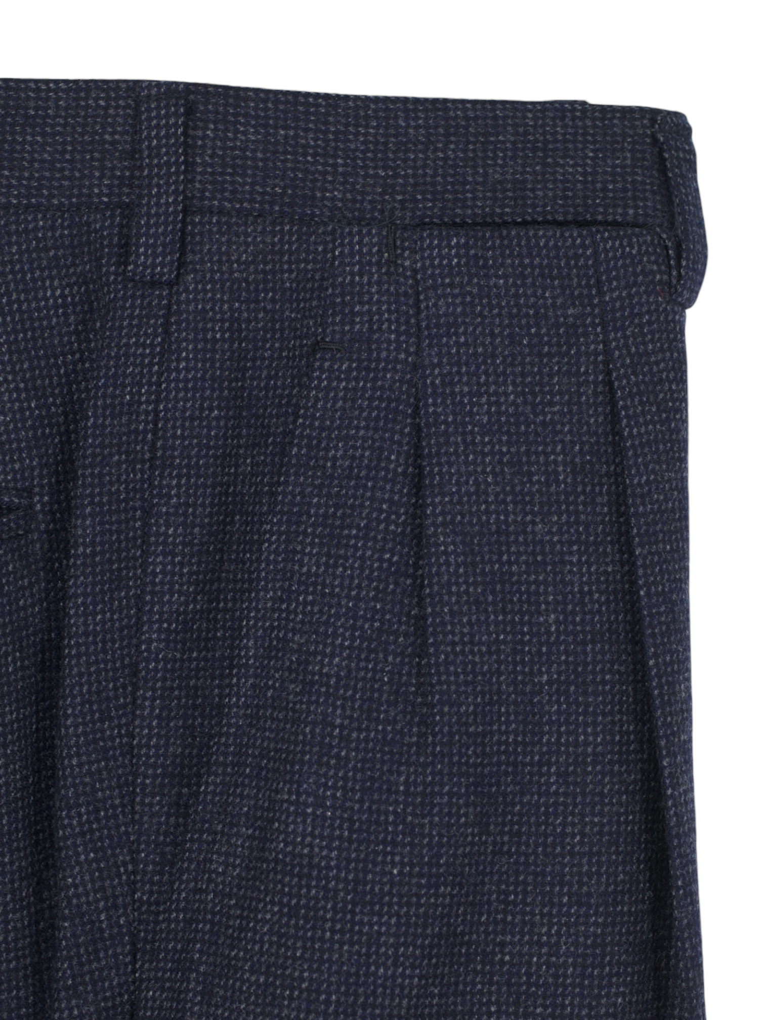 Kiton Dark Blue Pure Cashmere Micro-Pattern Winter Suit
